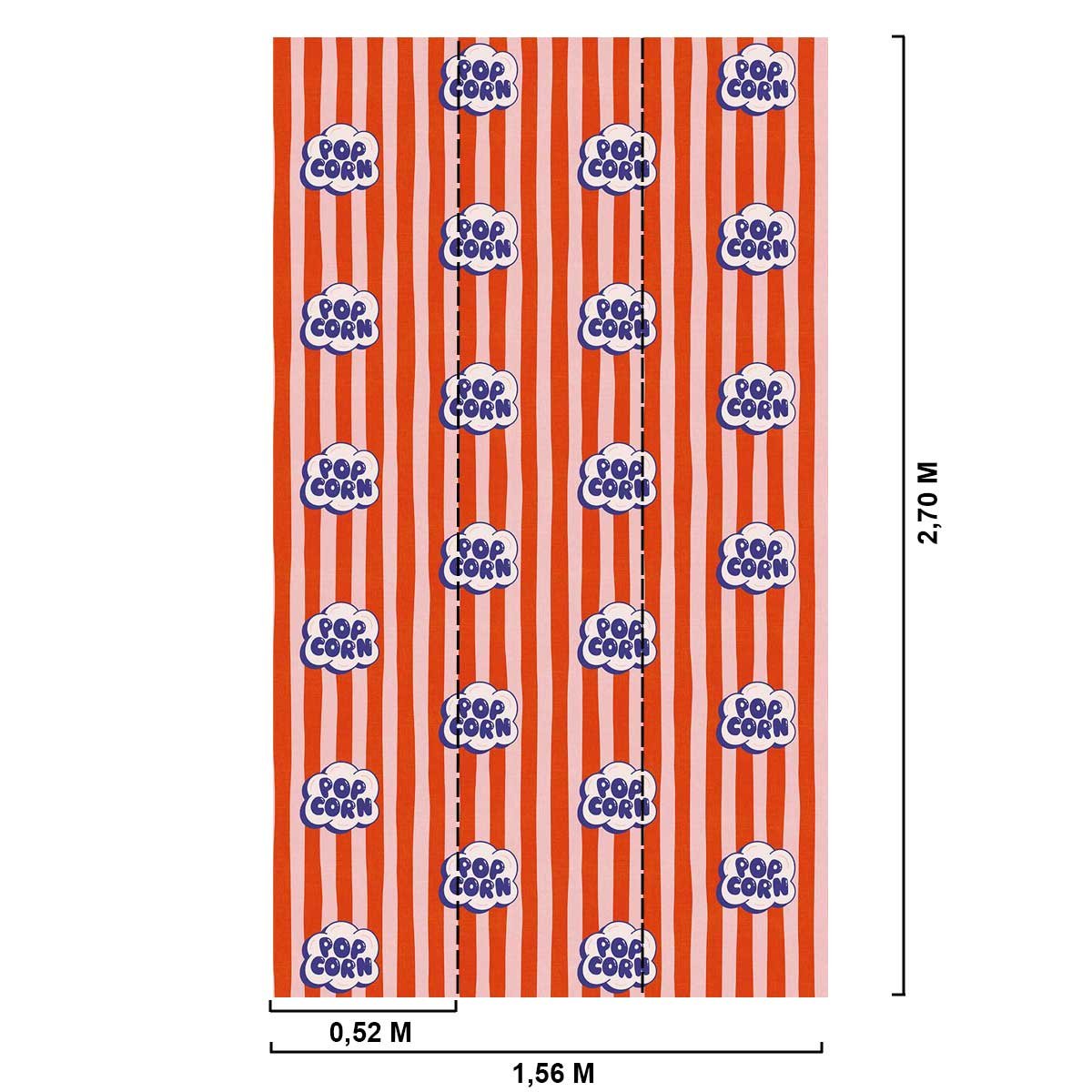 Papier peint papier style pop corn intissé, HEXOA