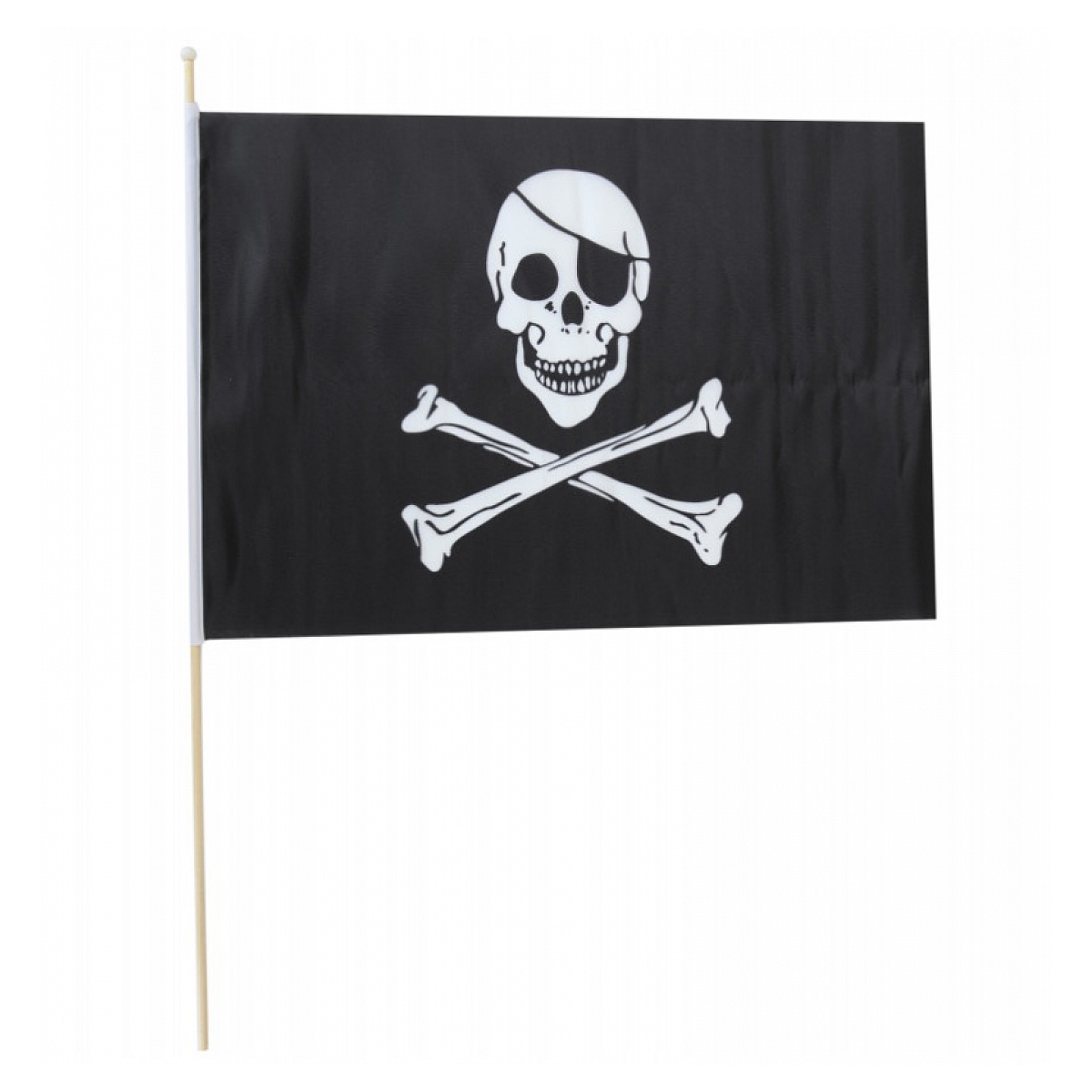 Drapeau de pirate 45cm x 30cm couleur unique, PARTY PRO