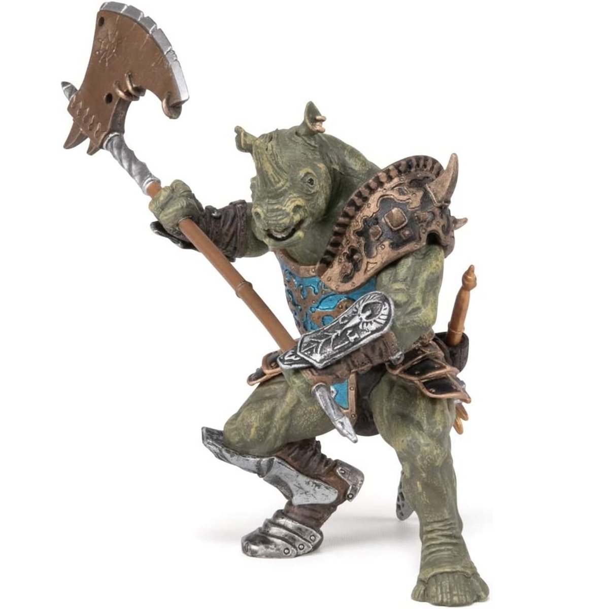Figurine Mutant rhinocéros marron, PAPO