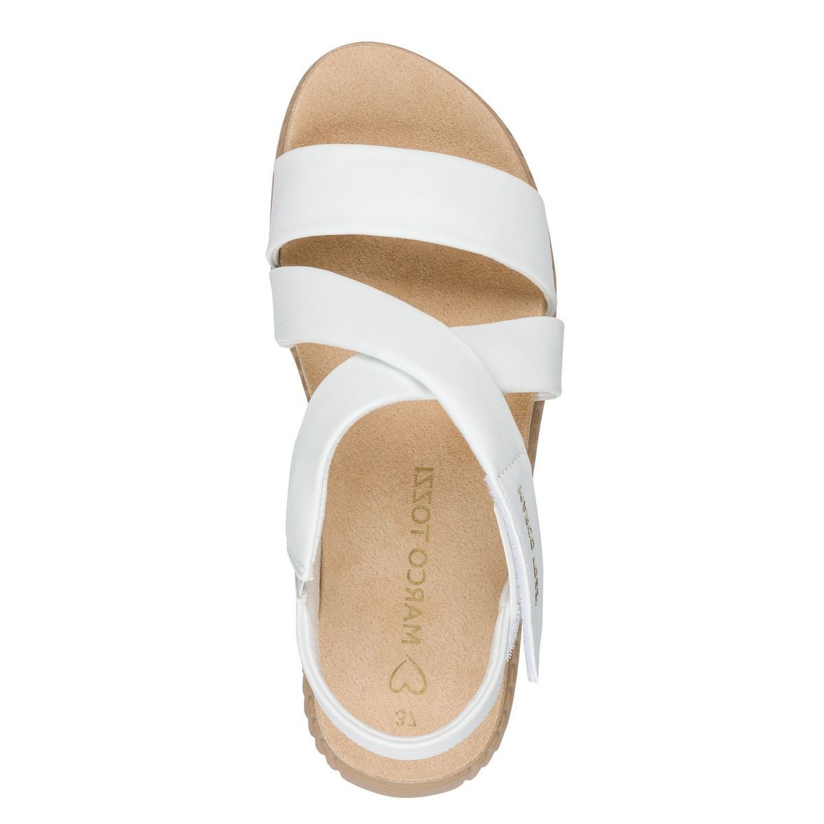 Sandale vegan blanc, MARCO TOZZI