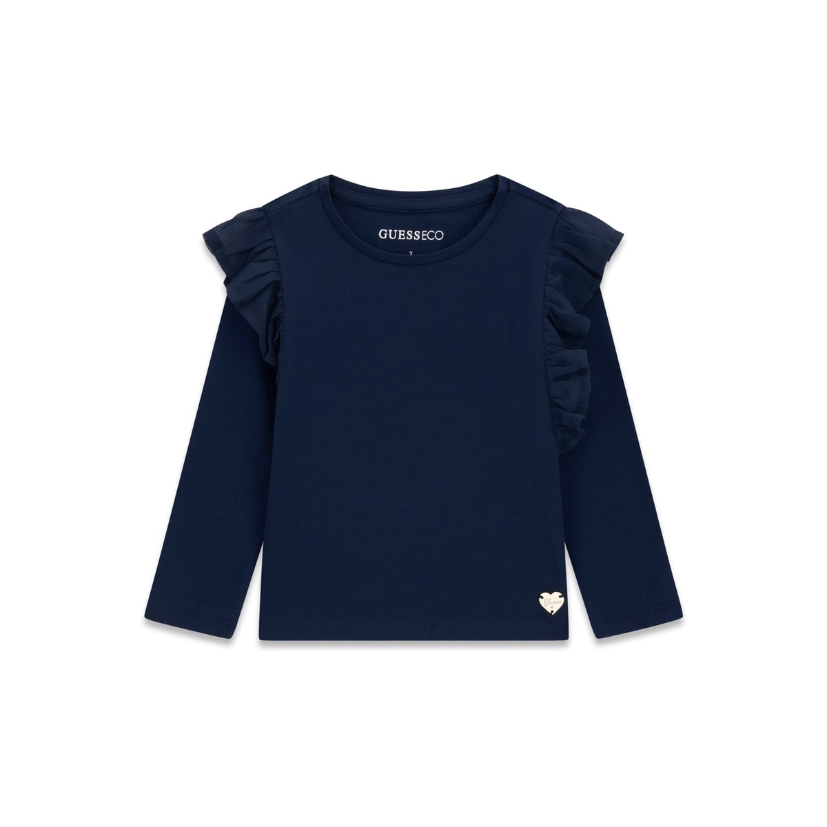 T-Shirt À Volants bleu foncé, GUESS KIDS