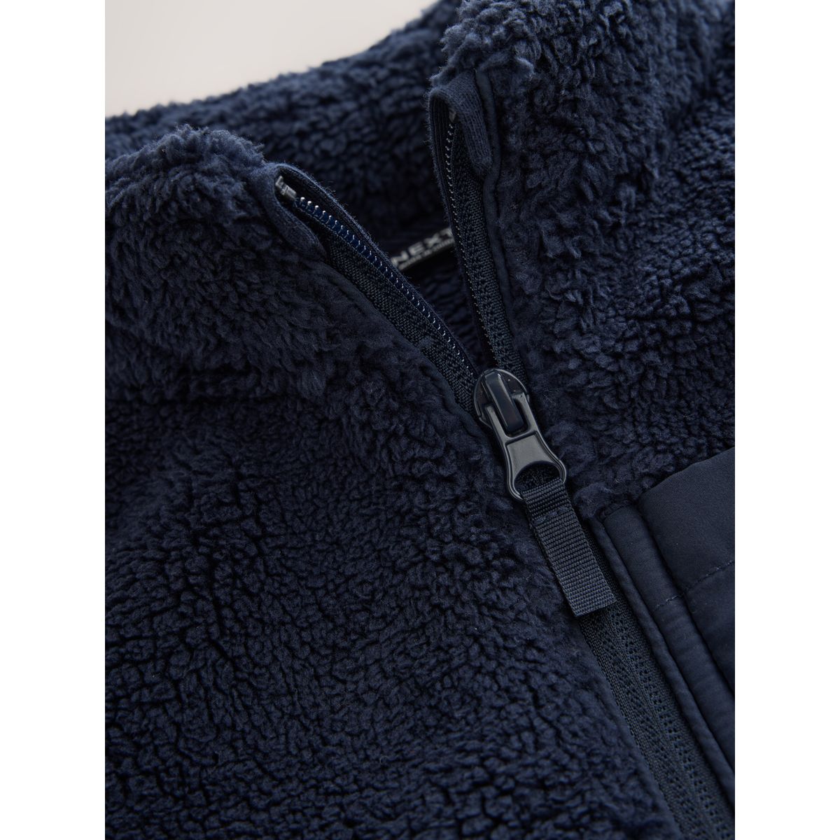 Polaire zippée bleu marine, NEXT