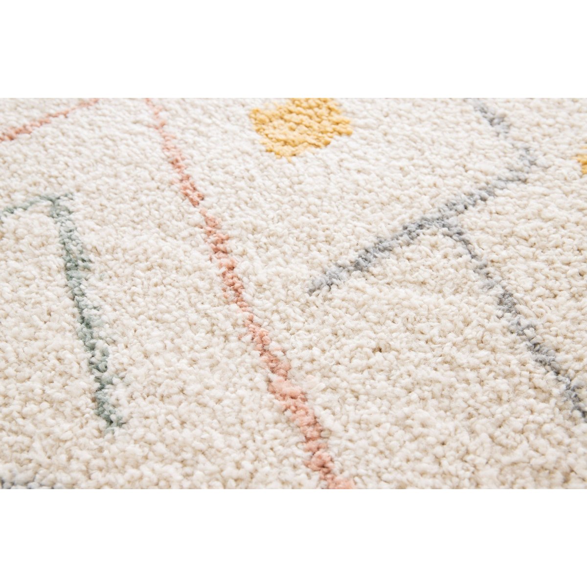 Tapis enfant épais et confortable AGADIR beige sable, AFK LIVING