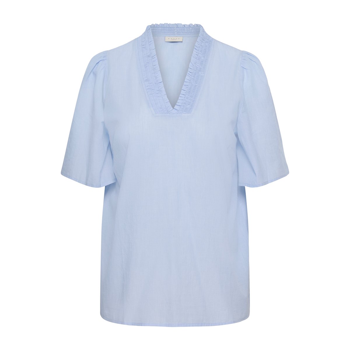 Blouse à manches longues bleu brunnera blue, KAFFE CURVE