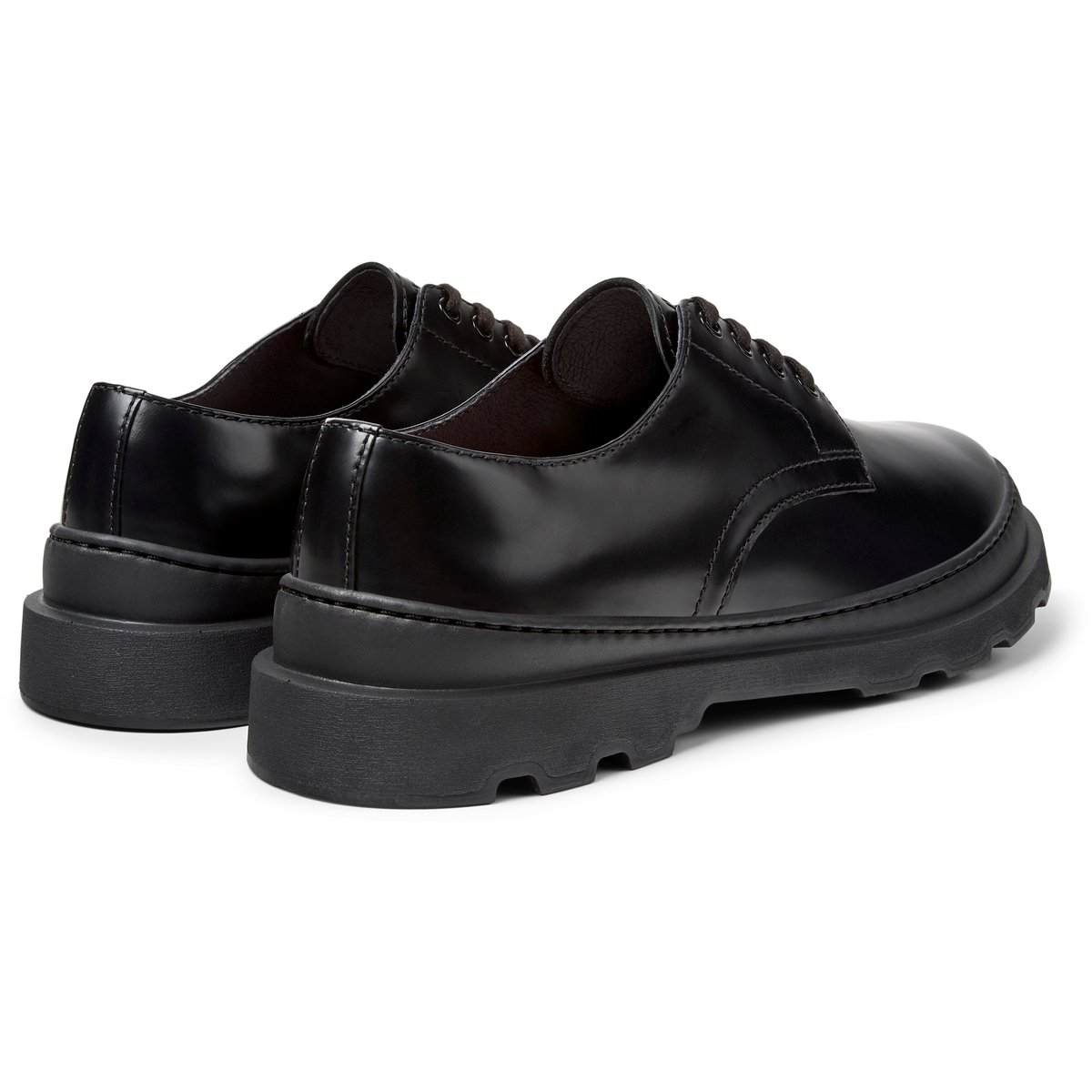 Derbies Brutus+ cuir noir, CAMPER