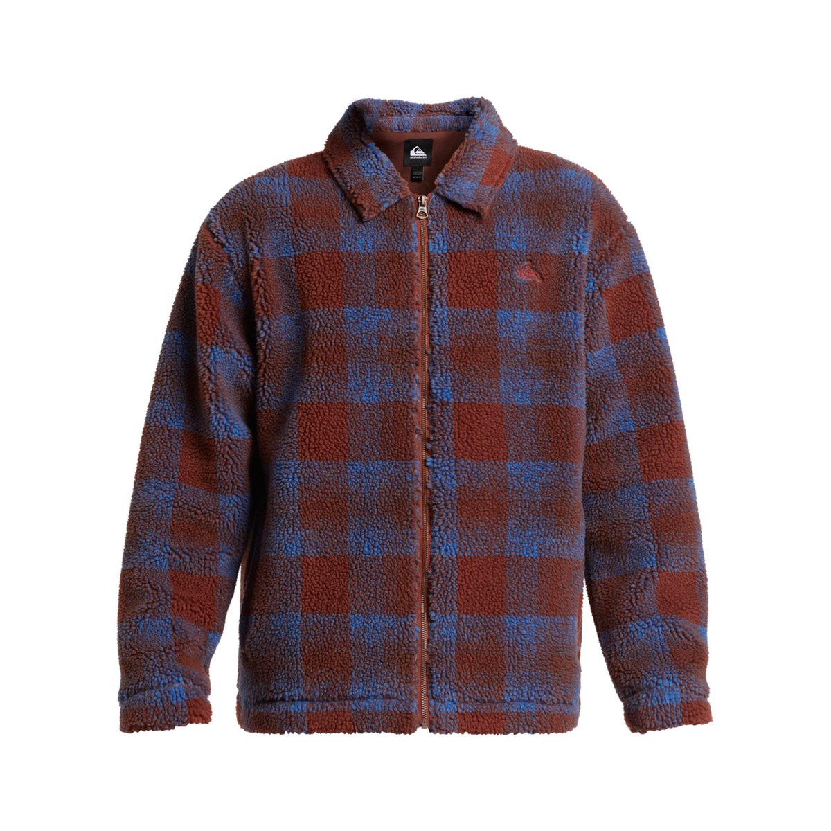 Veste zippée DECK marron deck fleece-henna, QUIKSILVER