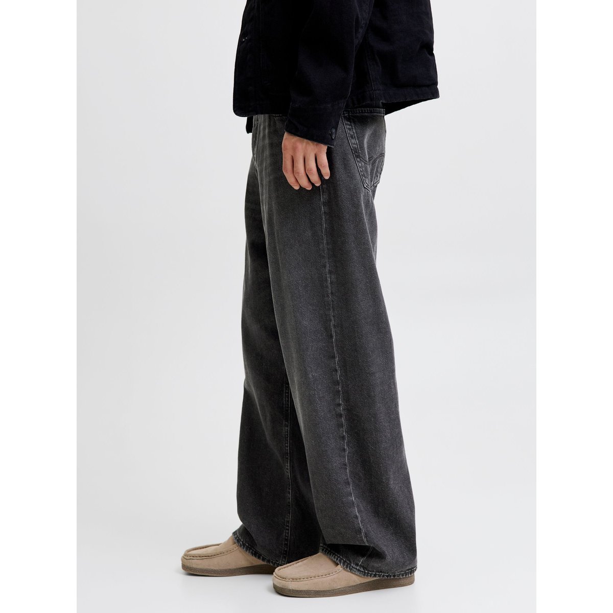 Jean Extra Baggy Fit black denim, JACK & JONES