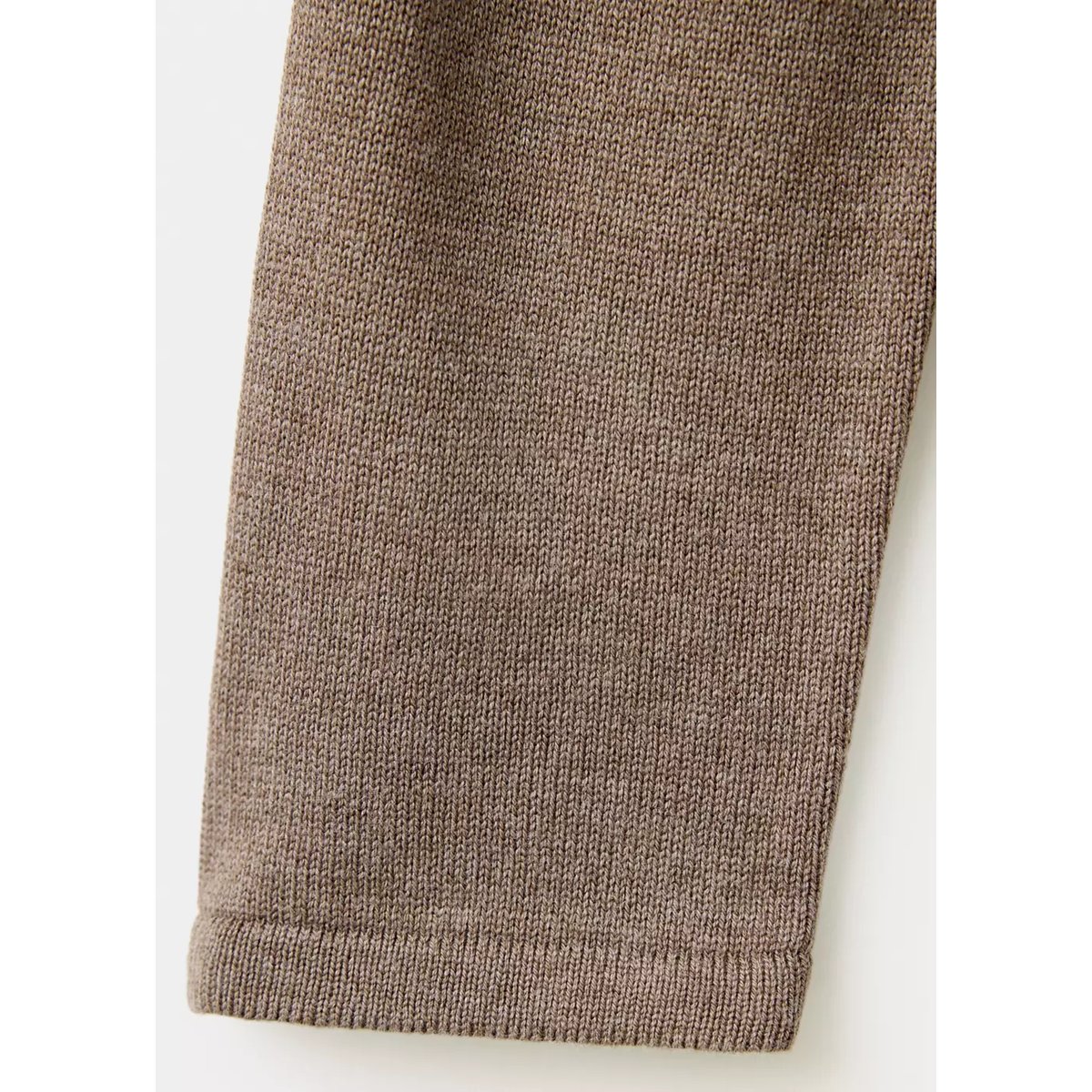 Cardigan maille fine col polo marron moyen, MANGO