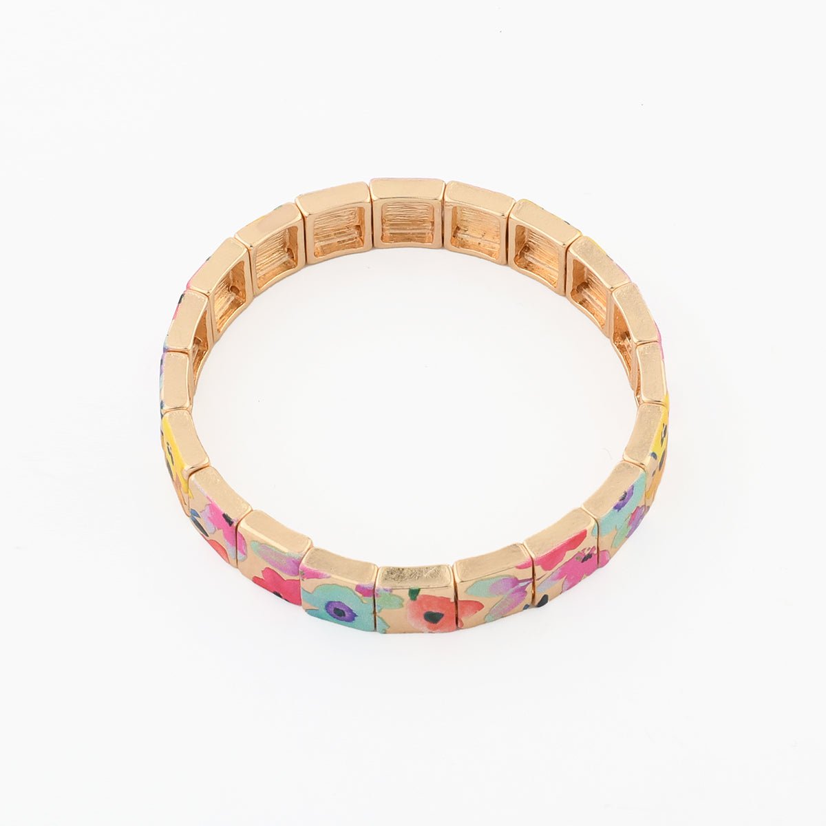 Bracelet Balagane imprimé fleurs multicolore, BALABOOSTE