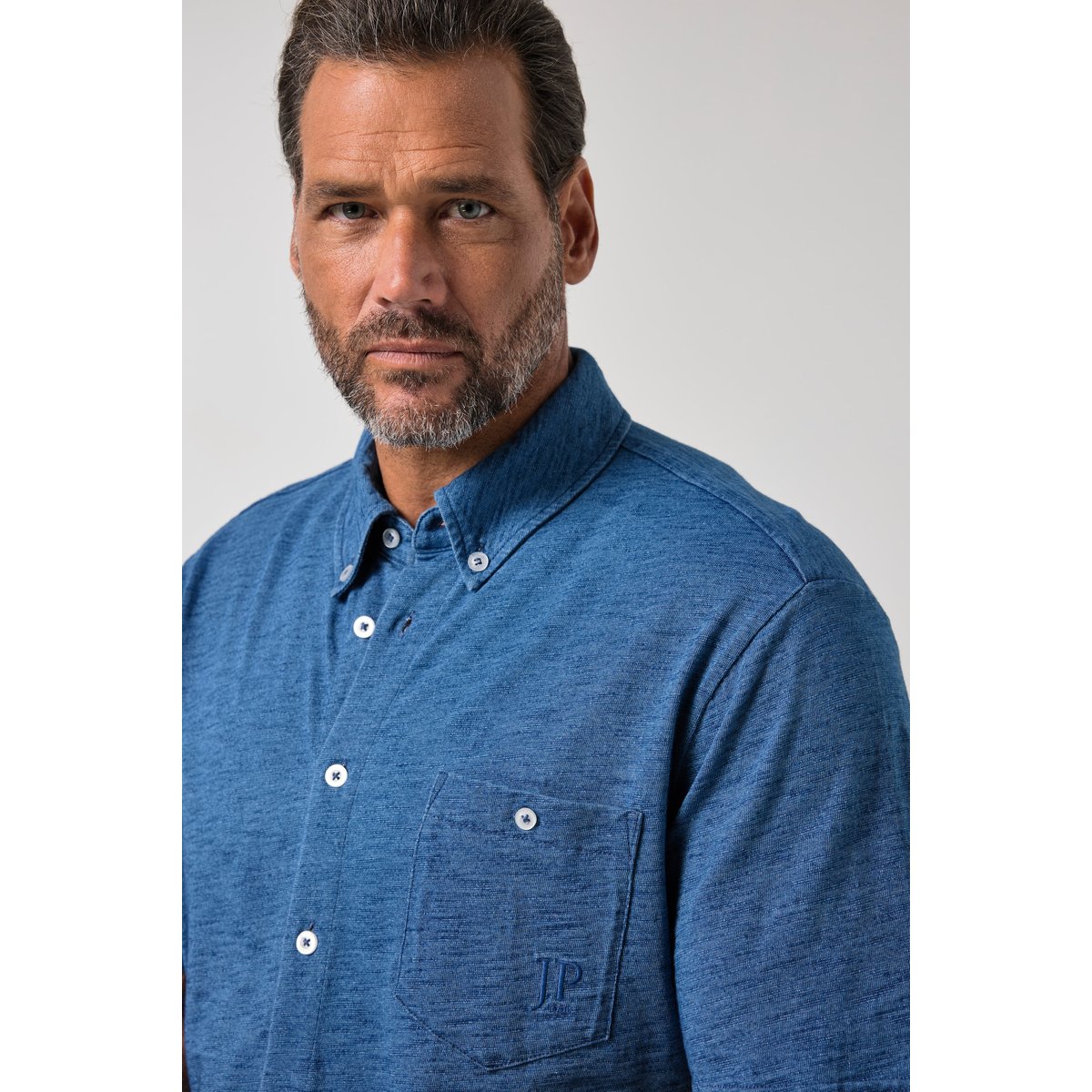 Chemise en jersey bleu clair, JP1880