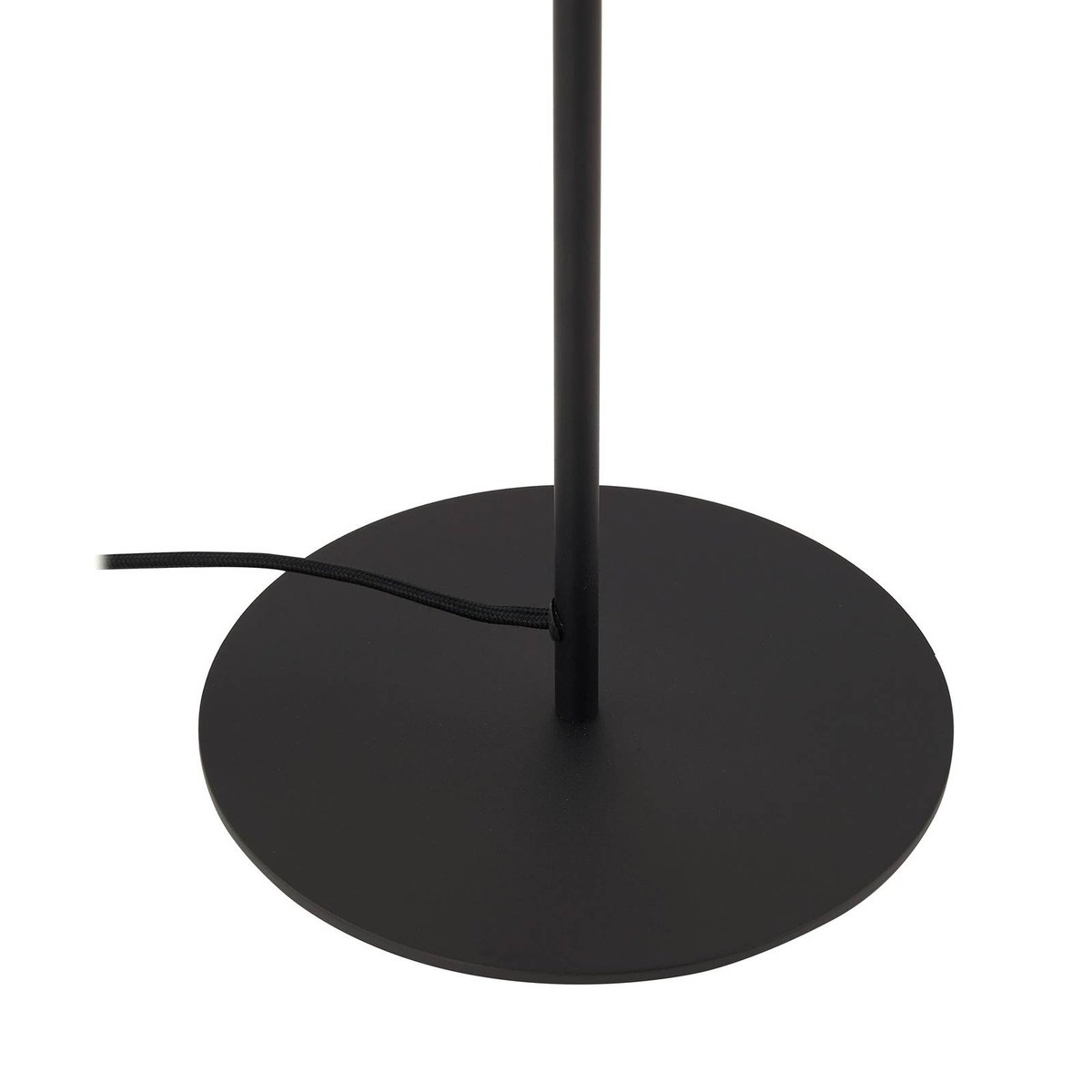 Lampe à poser en métal moderne, Edion noir sable, LINDBY