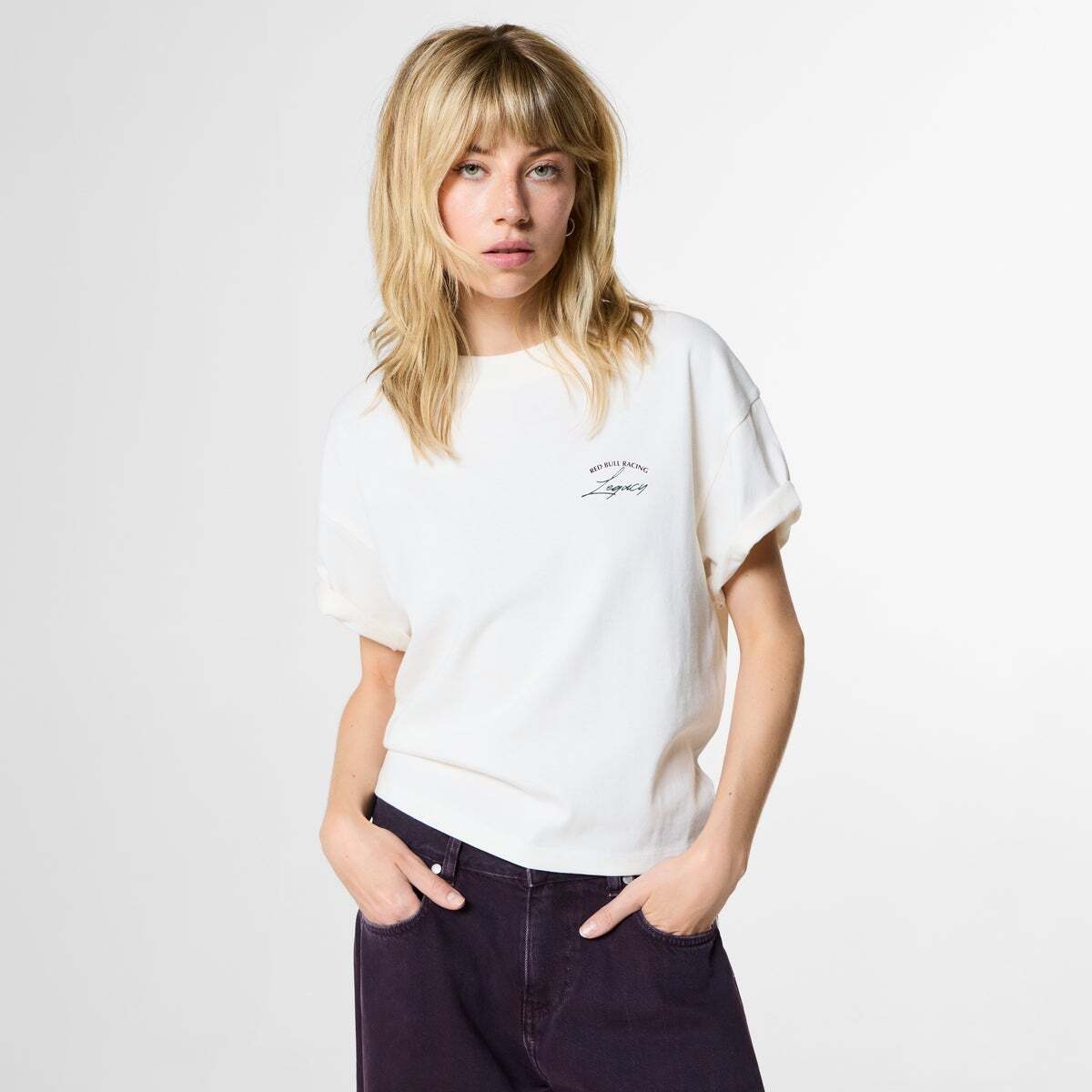 Red Bull Racing T-Shirt Coupe Loose Avec Imprimé Au Dos blanc cassé, PEPE JEANS