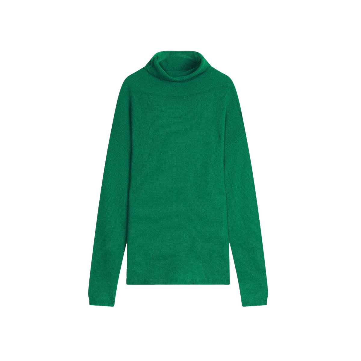 Pull Col Roulé Menthe Blantyre vert, JUST CASHMERE