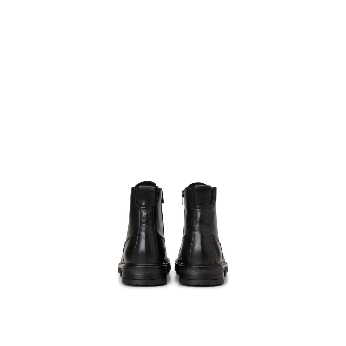 Bottes à lacets, modèle Rony en cuir de vachette de qualité supérieure noir, MARC O'POLO
