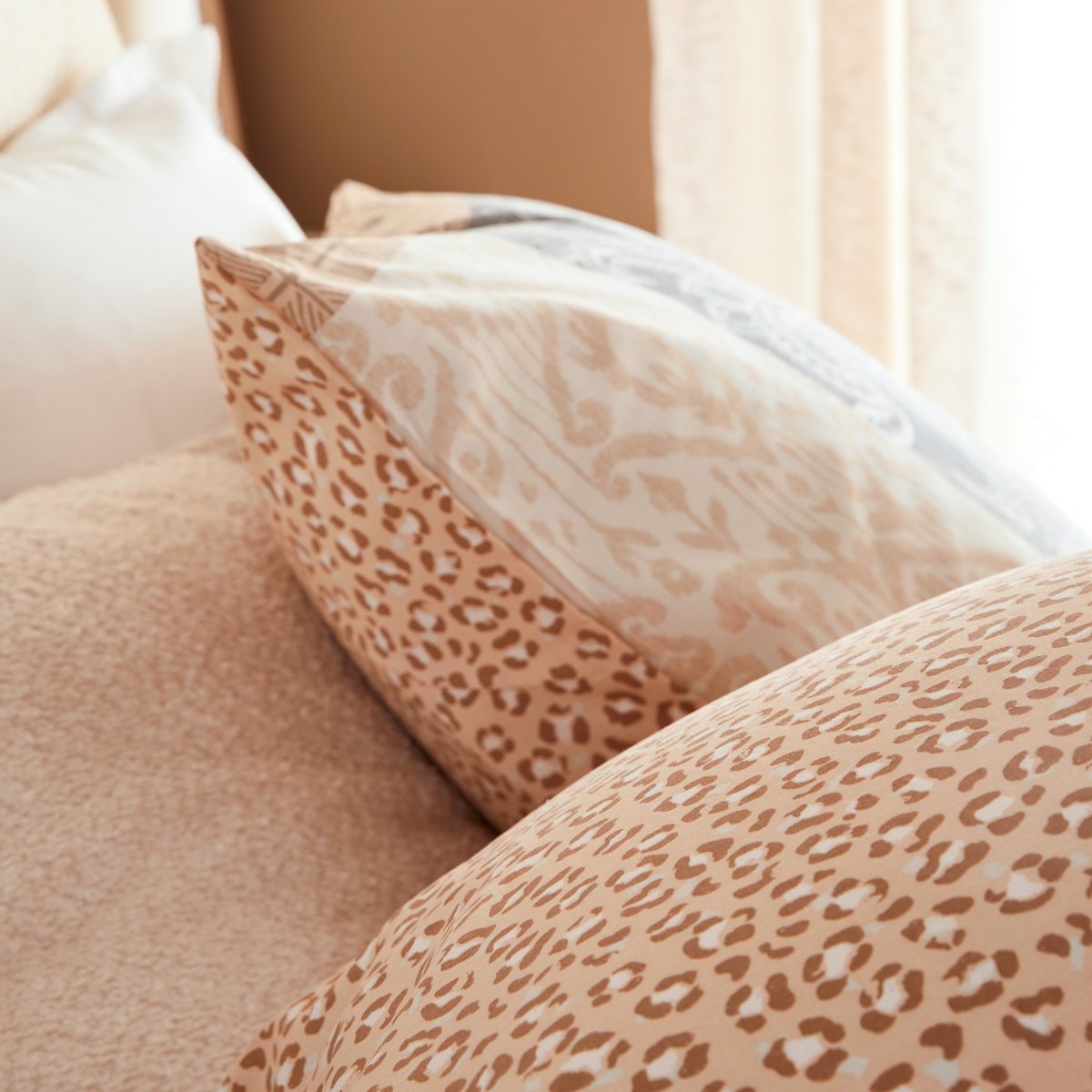 Parure de lit imprimée AIDEN multicolore, ATMOSPHERA