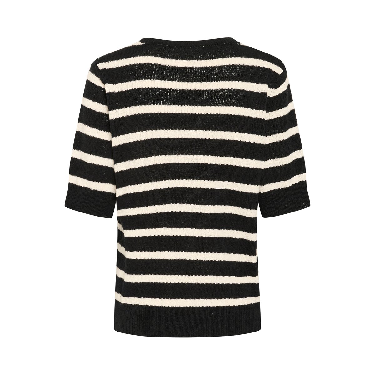 Pullover tricoté noir/blanc rayures black/whitecap stripe, CULTURE