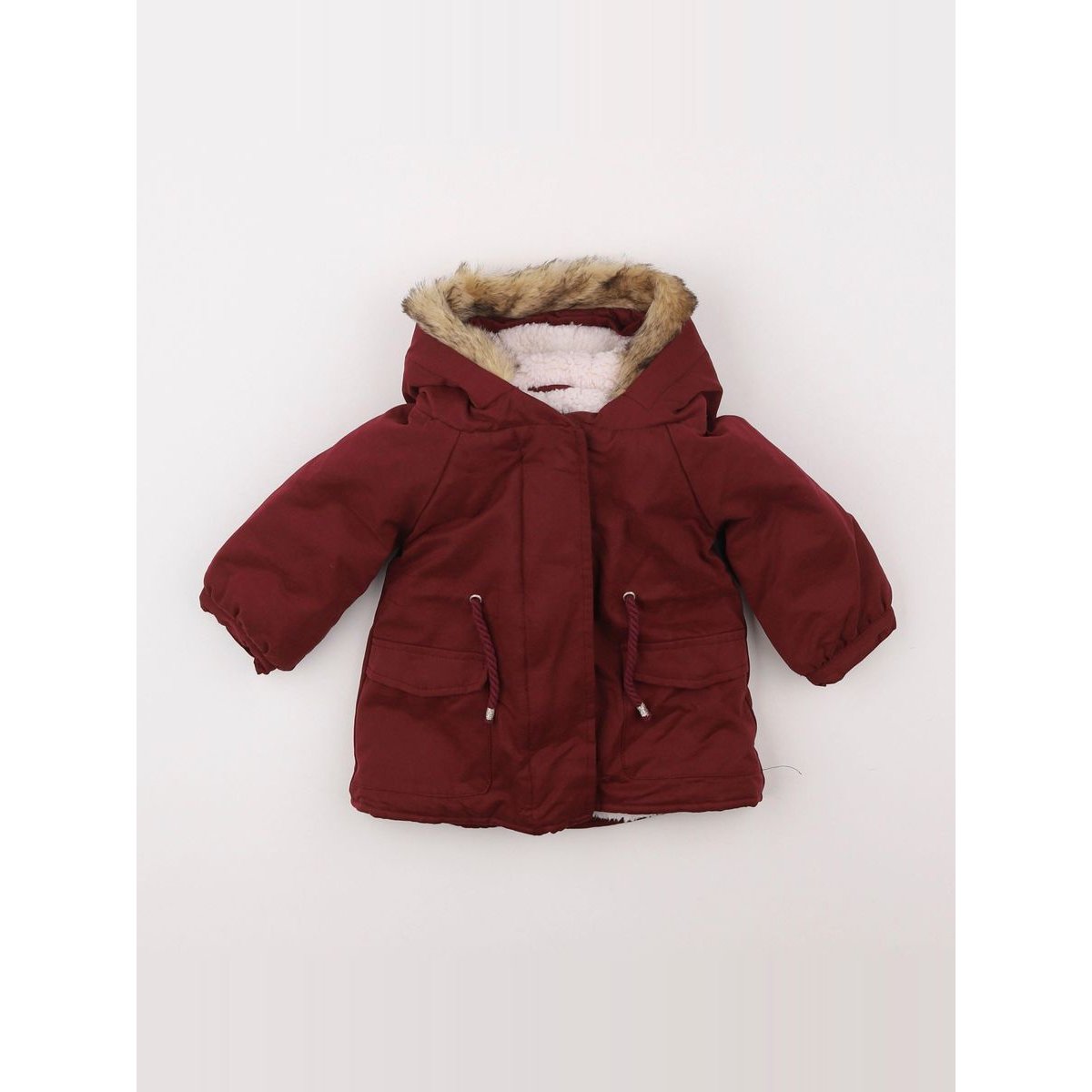 Manteau - Très bon état rouge, VERTBAUDET