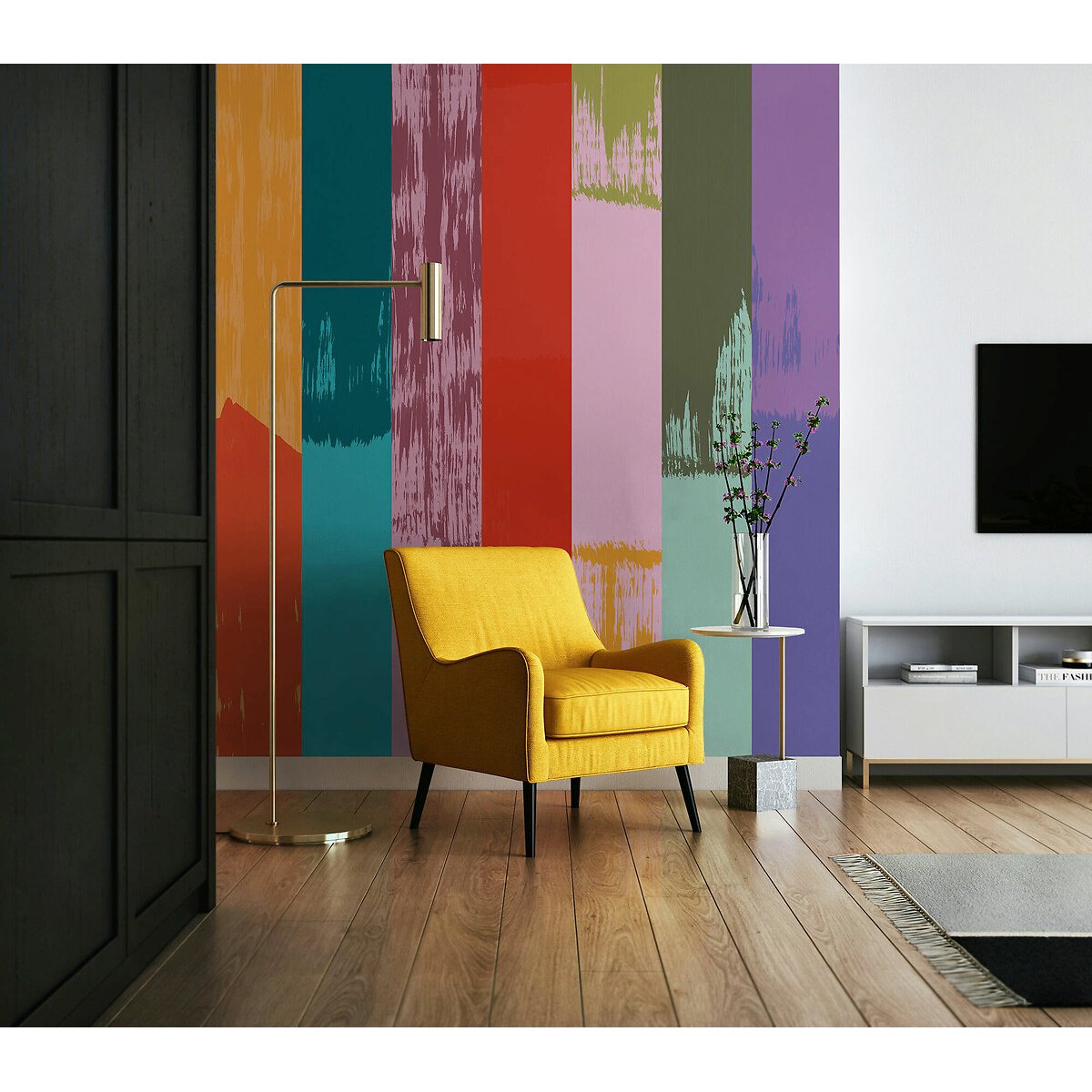 Papel de parede Fehlfarben, INTERELIFE multicolor, INTERELIFE