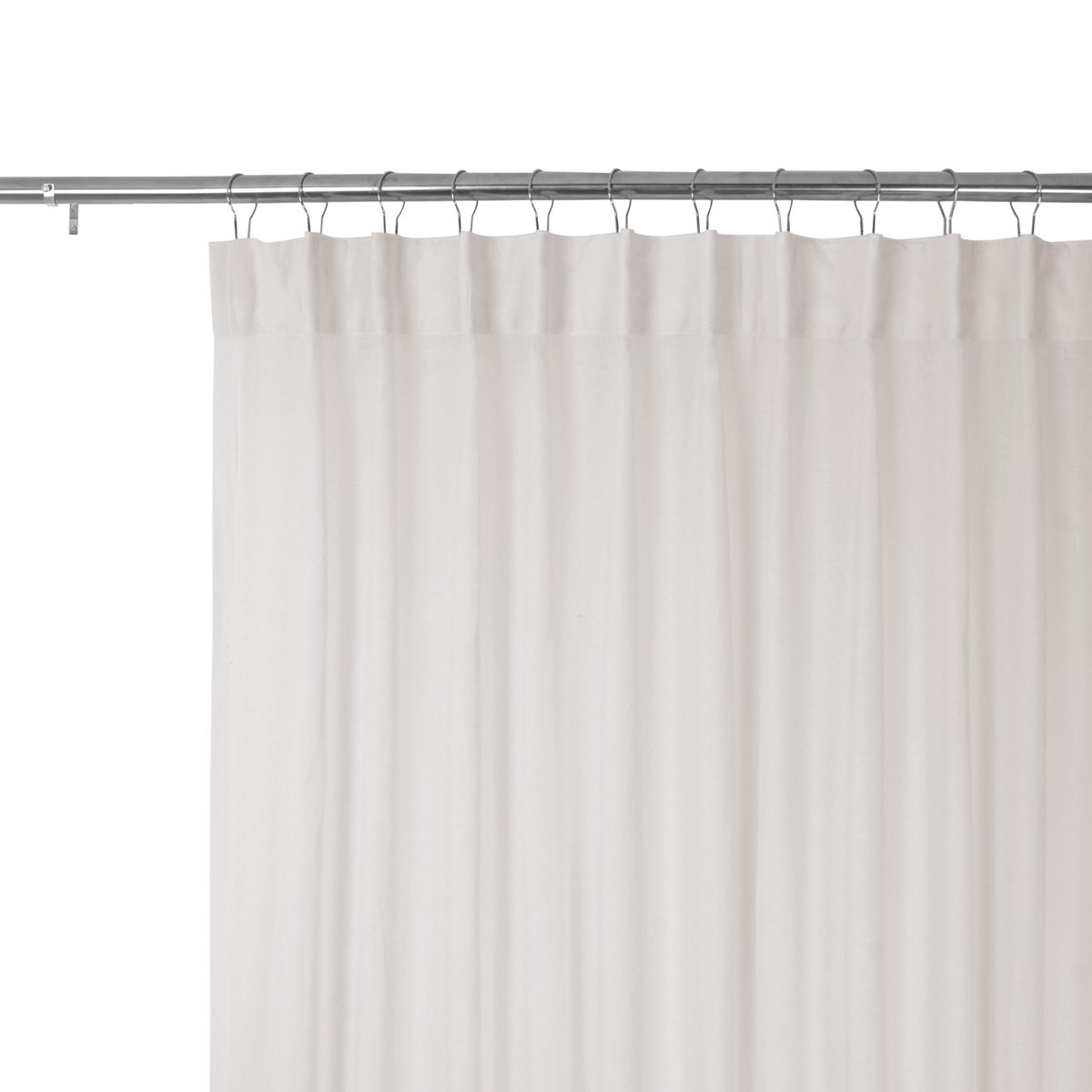 Voilage coton lin, ELARA beige, INSPIRE