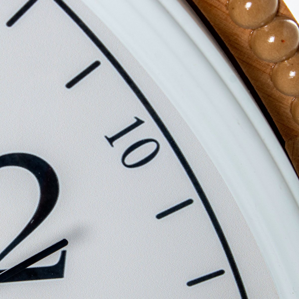 Grande horloge murale bois 65x65x6.5cm bois, WADIGA