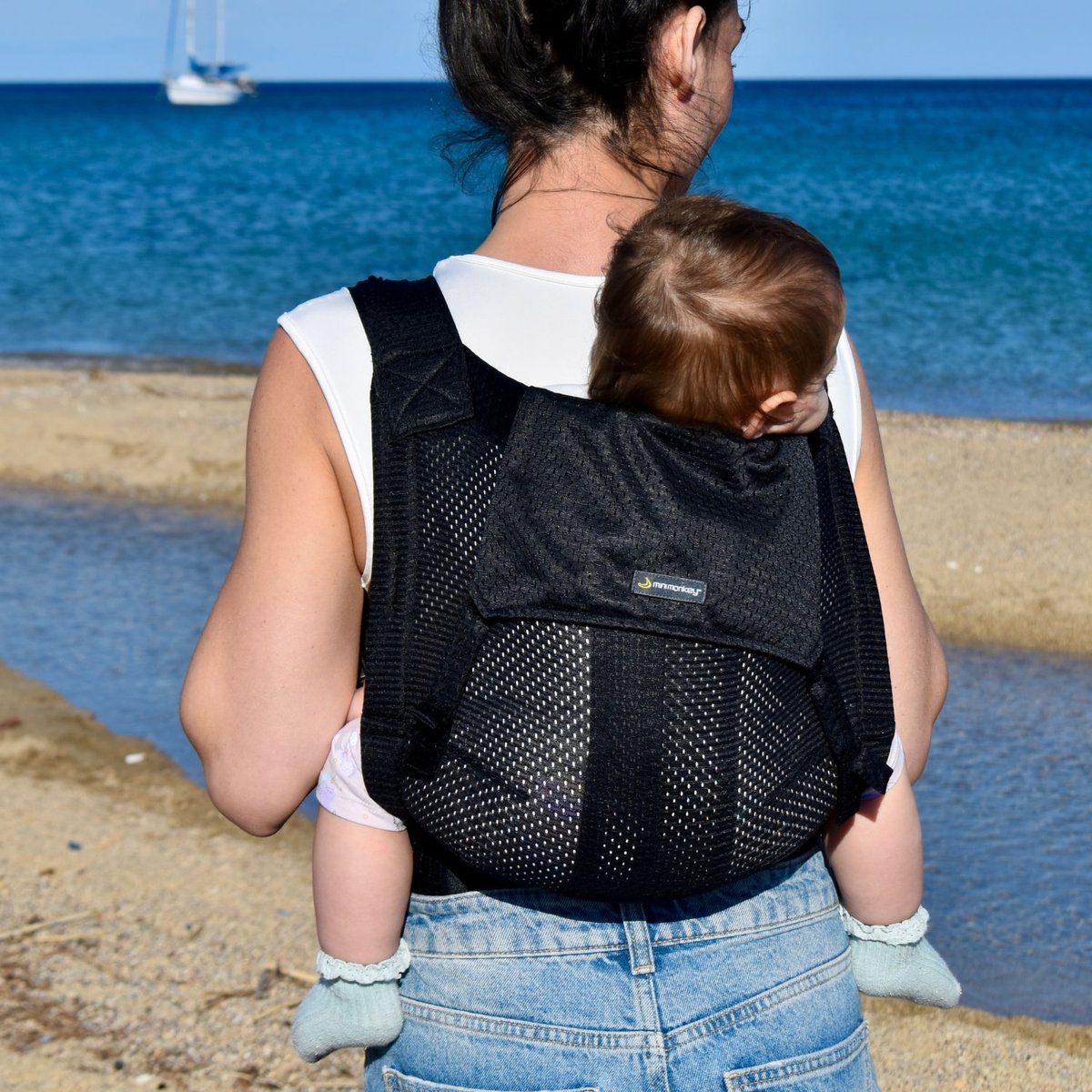 Porte-bébé noir, MINIMONKEY