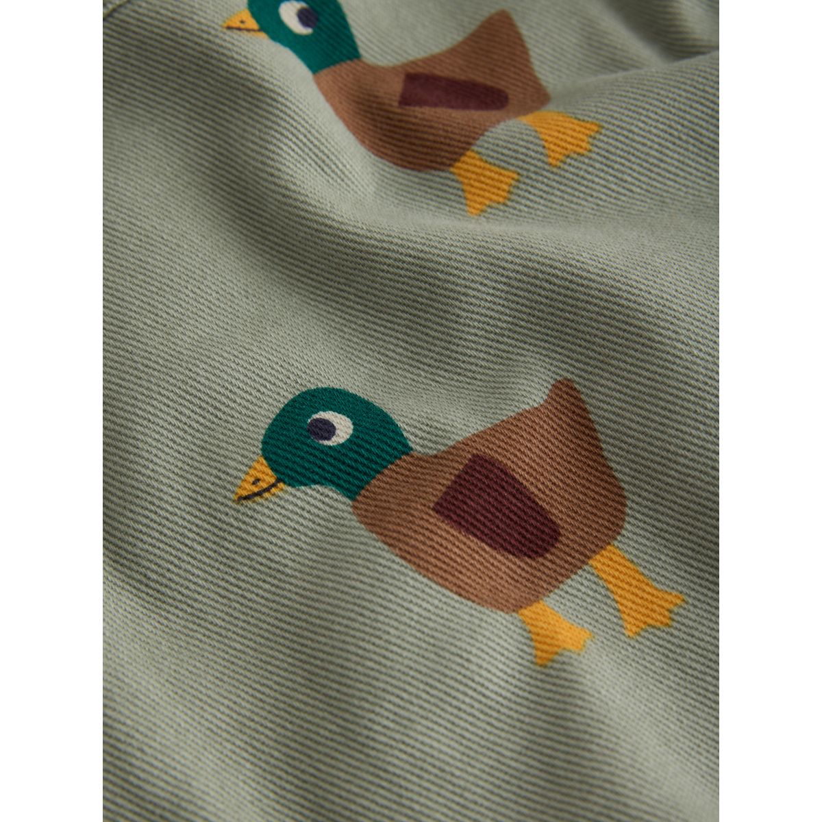 Surchemise imprimée en sergé canard imprimé intégral vert sauge, NEXT