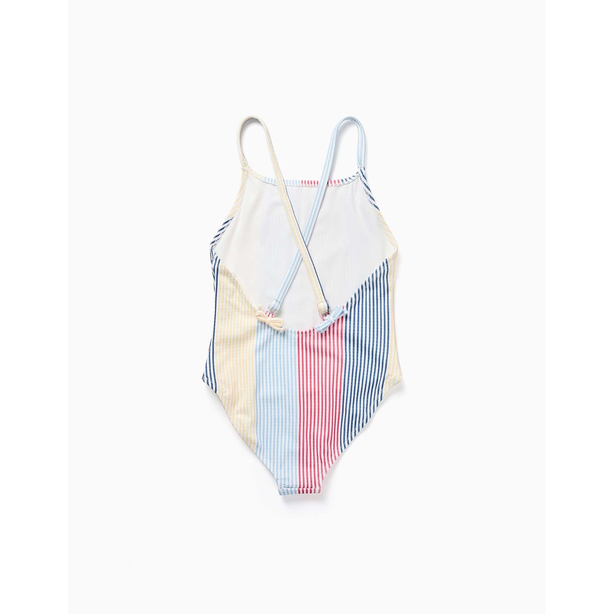 Maillot de bain à rayures avec bretelles croisées You&Me rouge, ZIPPY