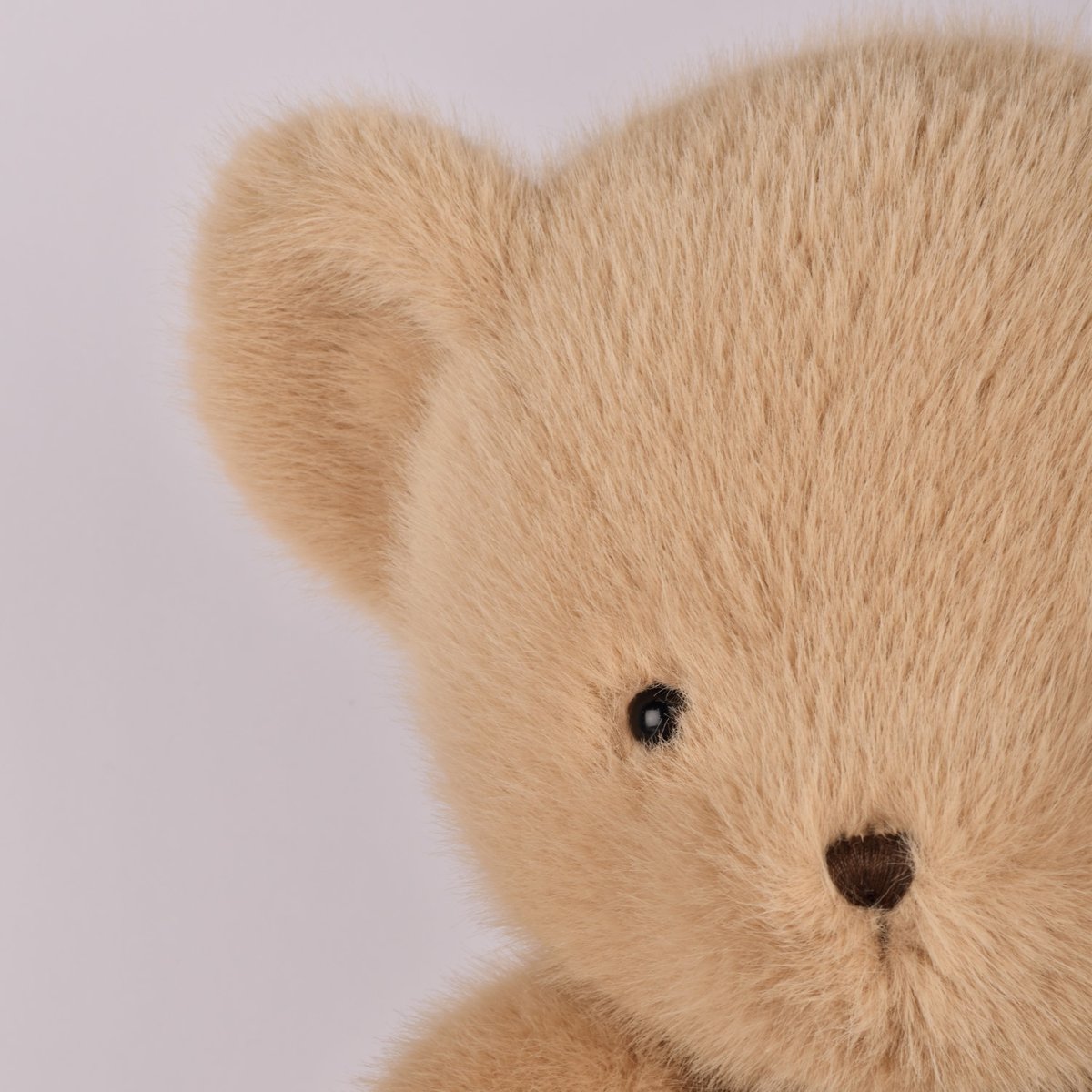 Ours en peluche CLEMENTIN 60 cm miel amande, HISTOIRE D'OURS