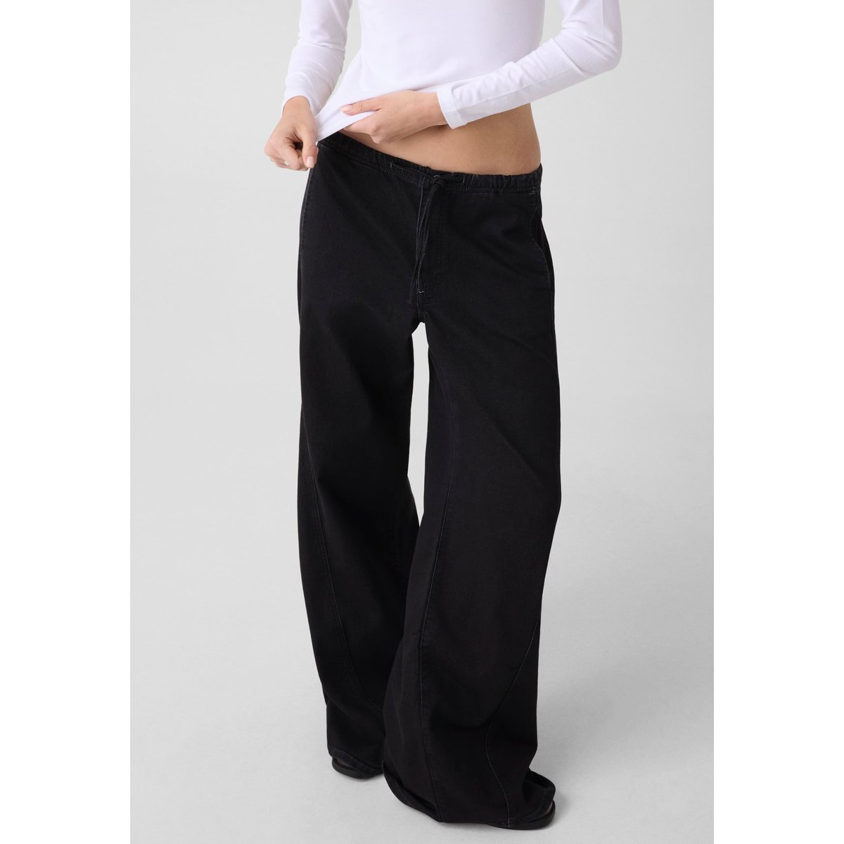 Jean Jogger À Jambe Extra Large noir, GUESS JEANS