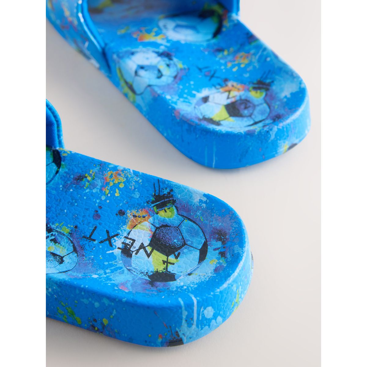 Claquettes classiques bleu football, NEXT
