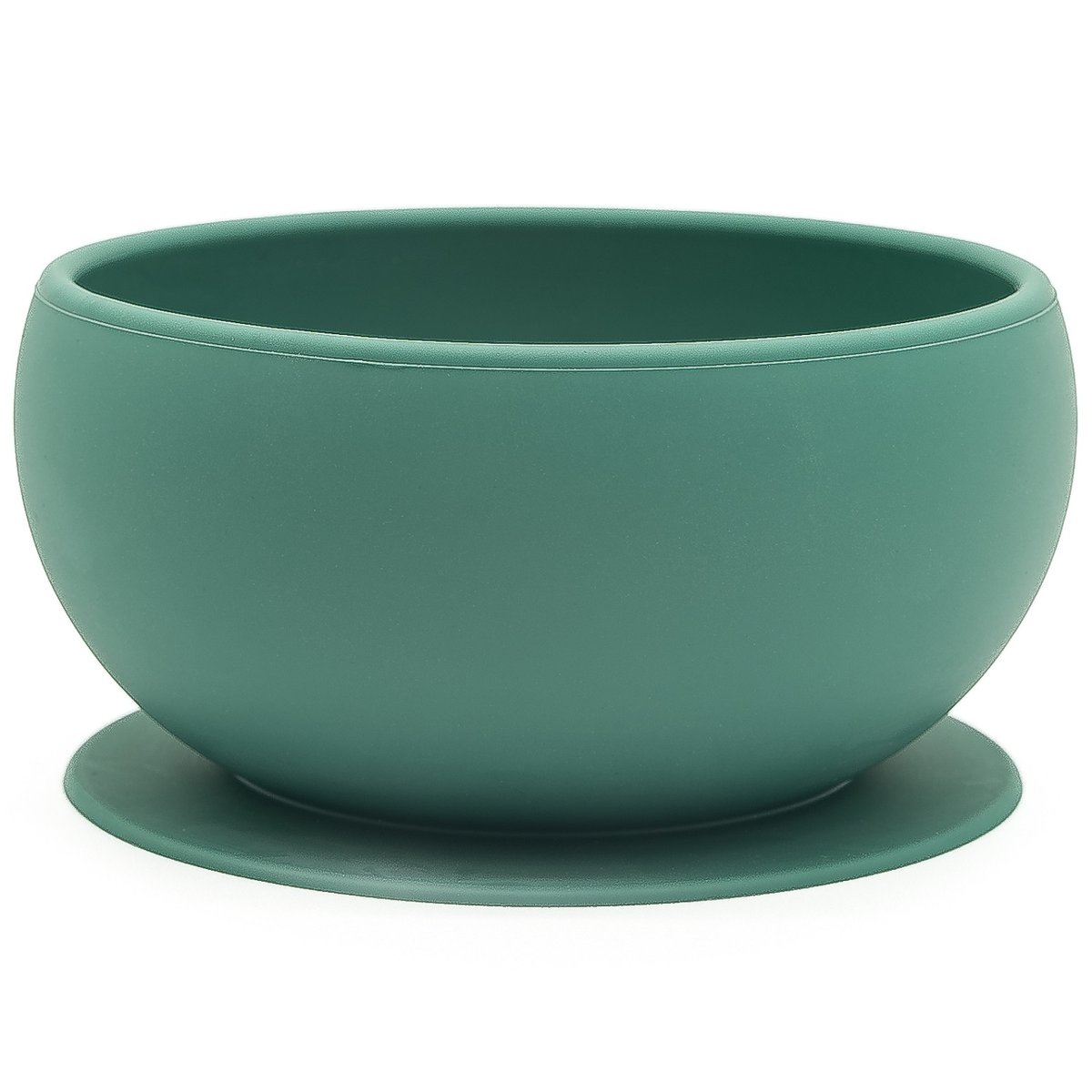 Bol en silicone avec ventouse ANIMAUX vert paon, SASSI