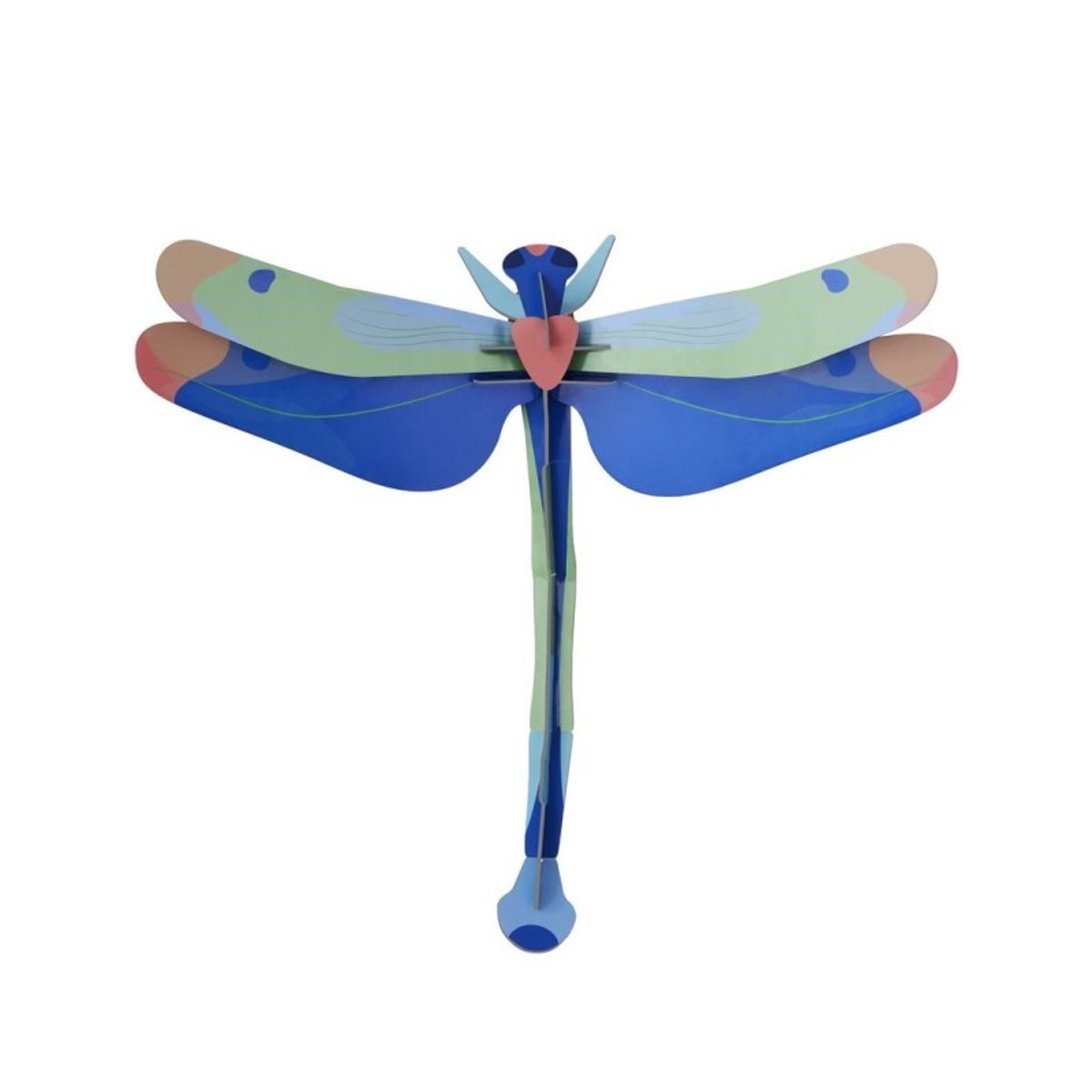 Libellule murale carton  Dragonfly bleu, STUDIO ROOF