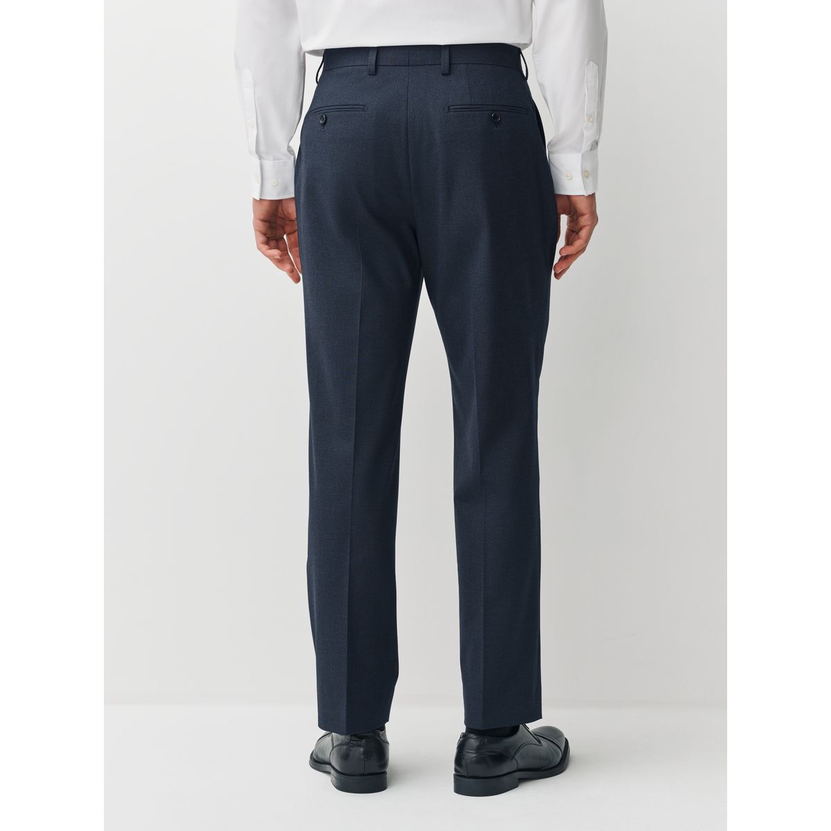 Pantalon de costume motionflex pied-de-poule bleu marine, NEXT
