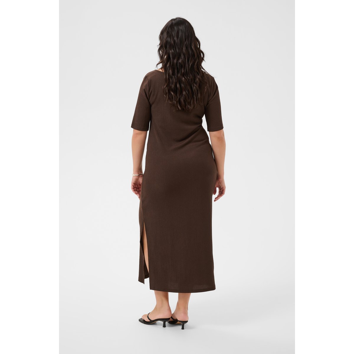 Robe marron coffee bean, KAFFE CURVE