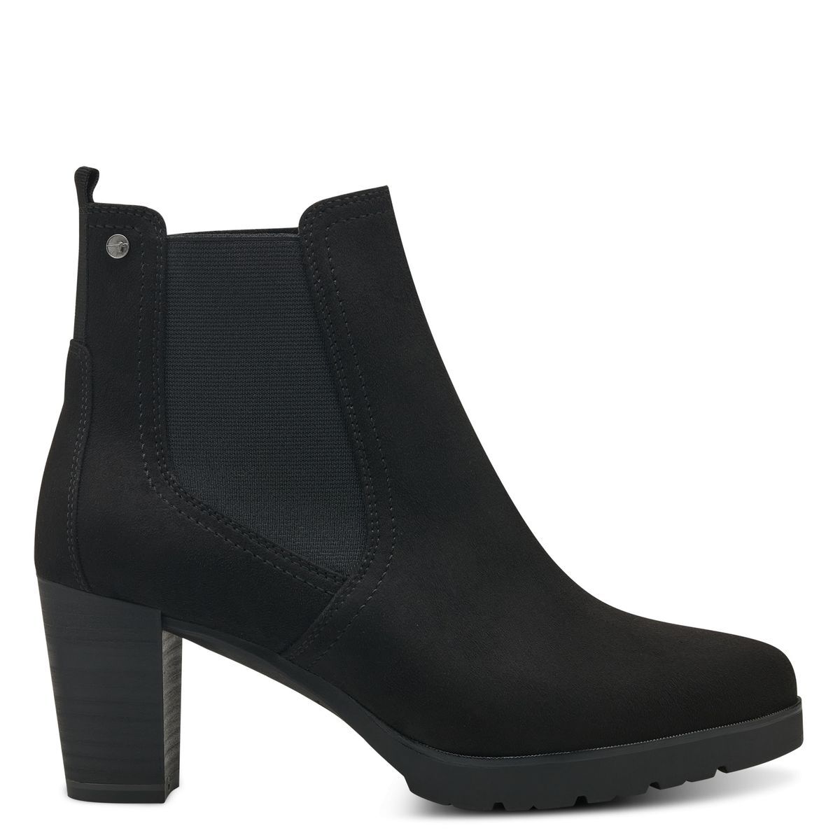Bottines chelsea à talon noir, TAMARIS