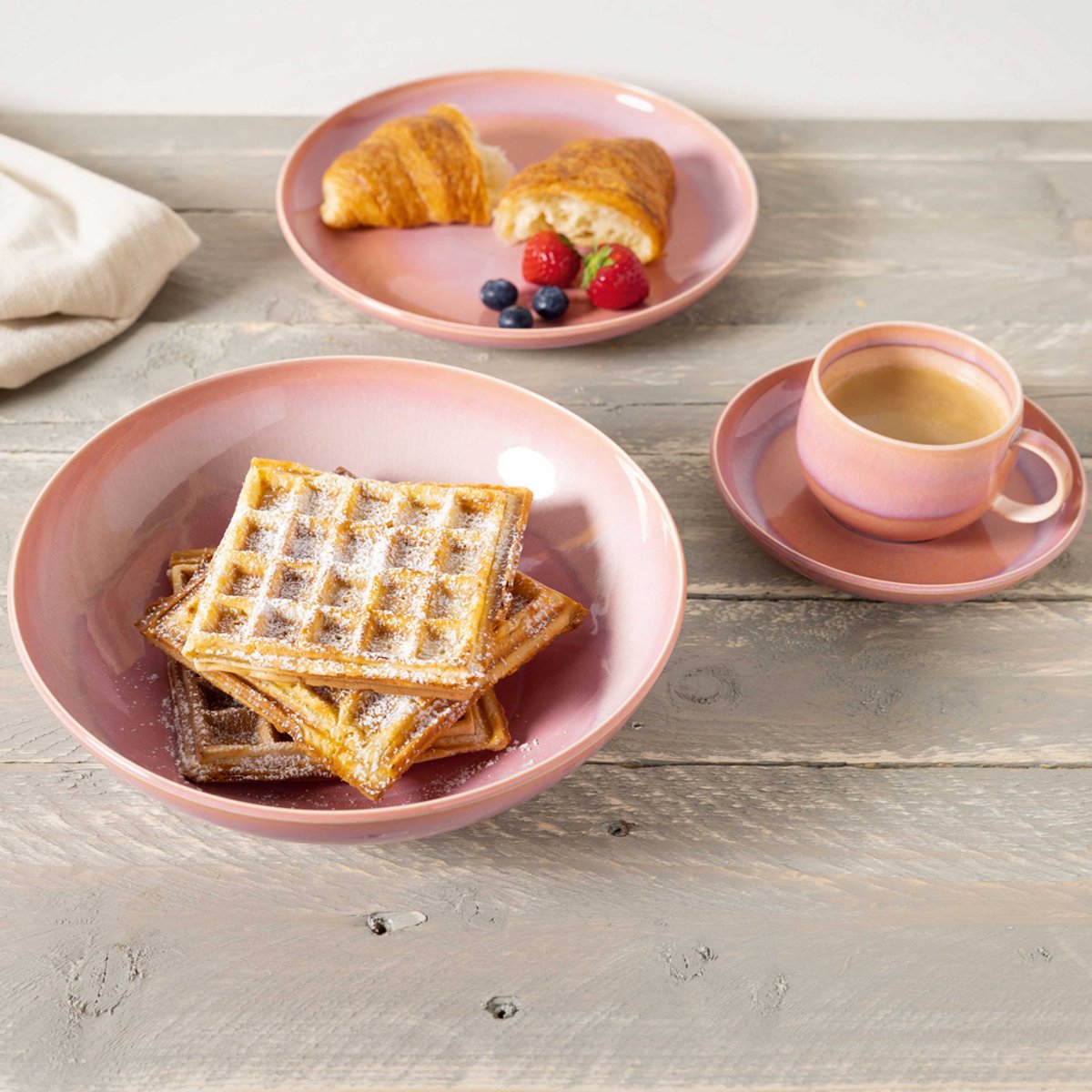 Tasse A Café PERLEMOR rose pâle, LIKE. BY VILLEROY & BOCH