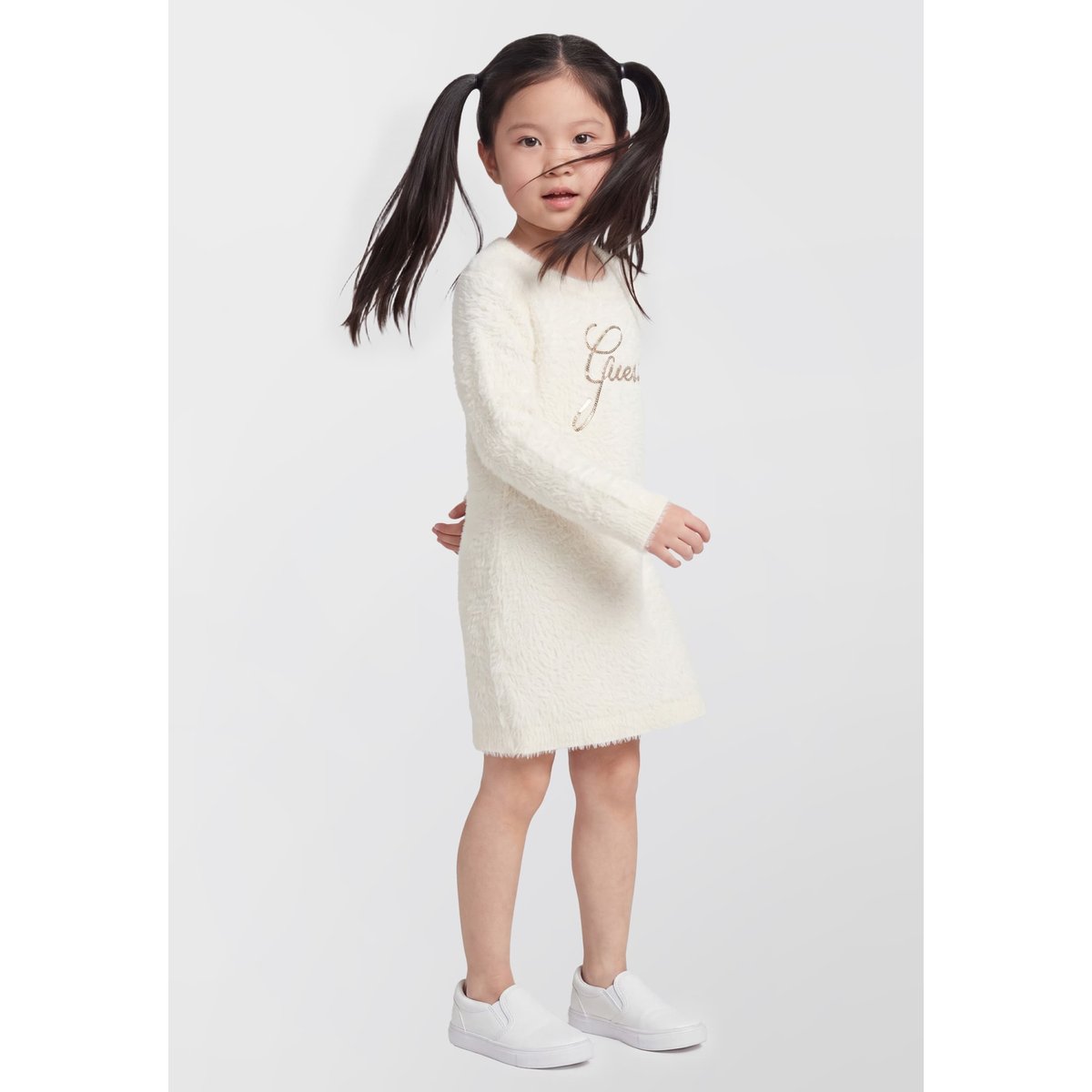 Robe Pull blanc, GUESS KIDS