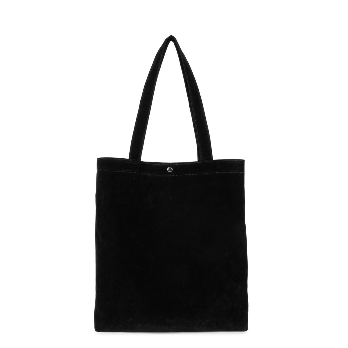 Sac cabas épaule SUÉDINE KBA noir, LANCASTER