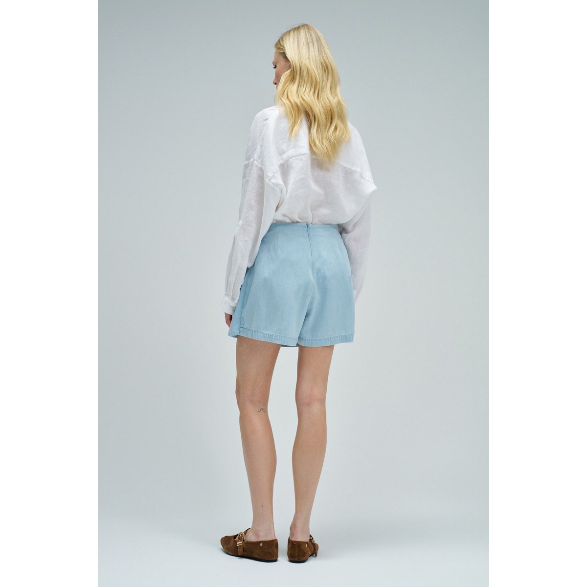 SKORT EN LIGHTDENIM bleu cobalt, SALSA JEANS