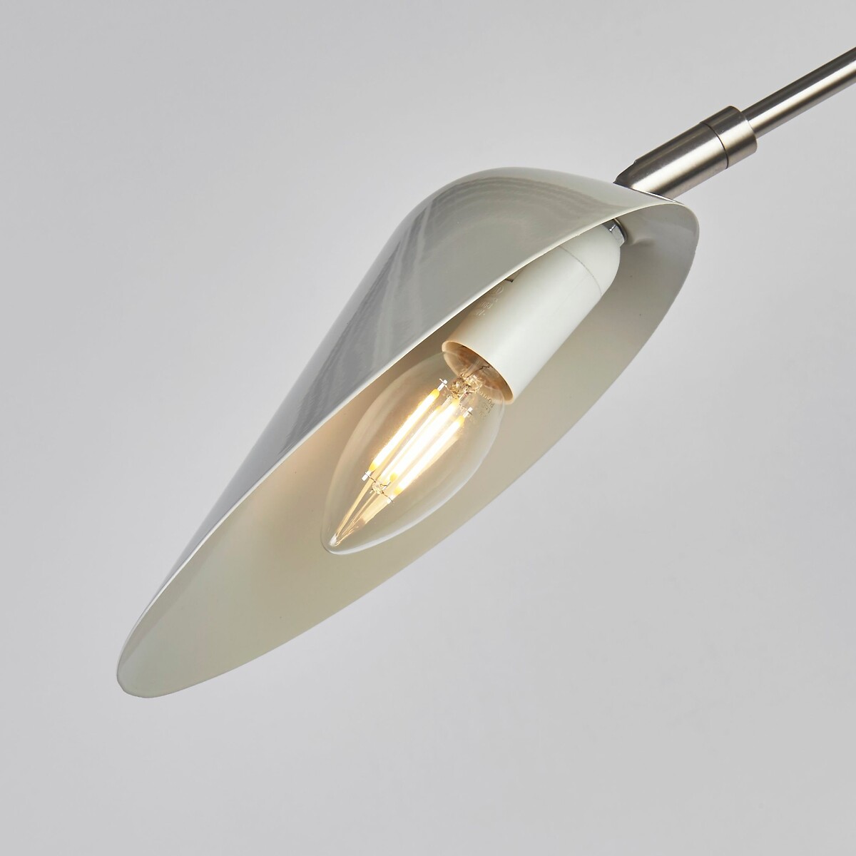 Granby 3-Light Metal Shade Semi-Flush Ceiling Light chrome, SO'HOME