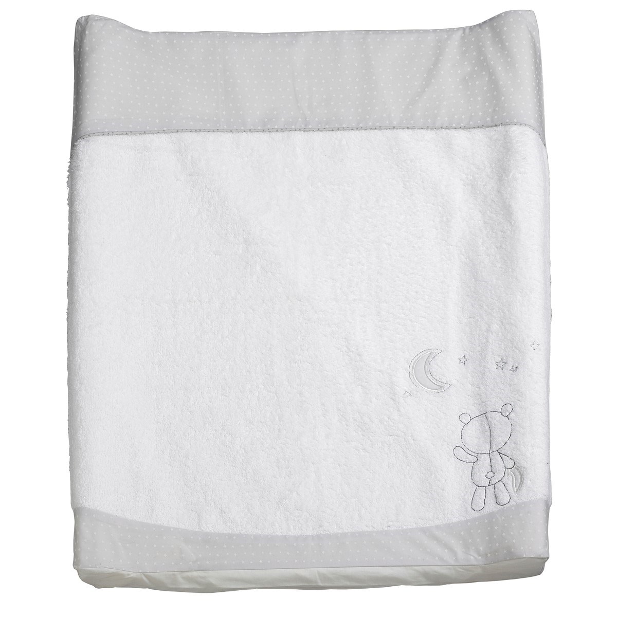 Matelas à langer en coton gris, SAUTHON