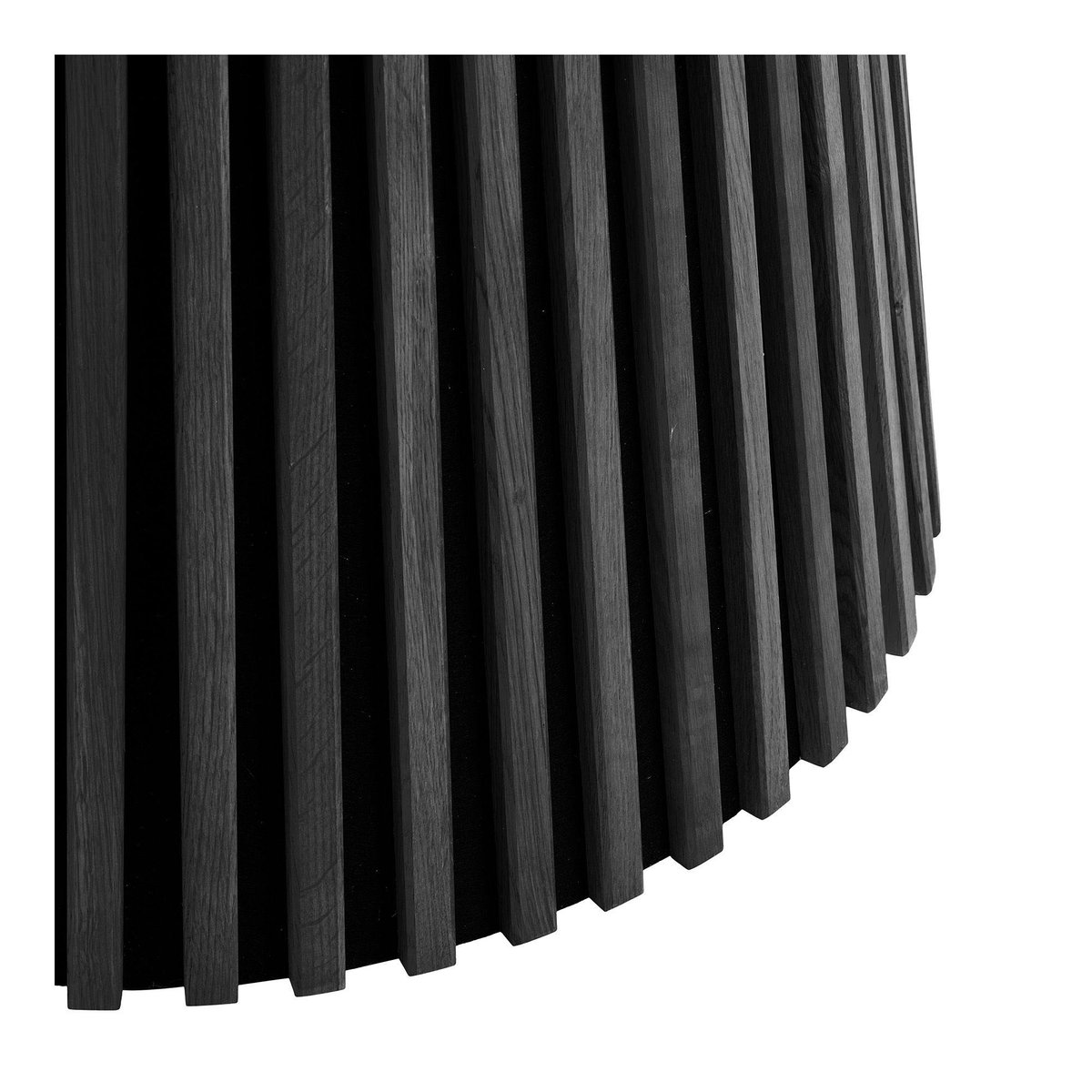 Table ronde moderne, pied baguette AMSTERDAM chêne noir (140 cm), PIER IMPORT