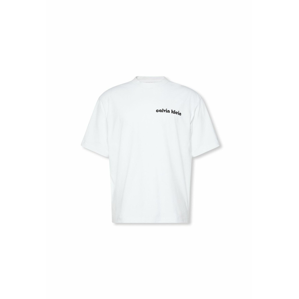 T-shirt maniche corte logo bianco, CALVIN KLEIN JEANS