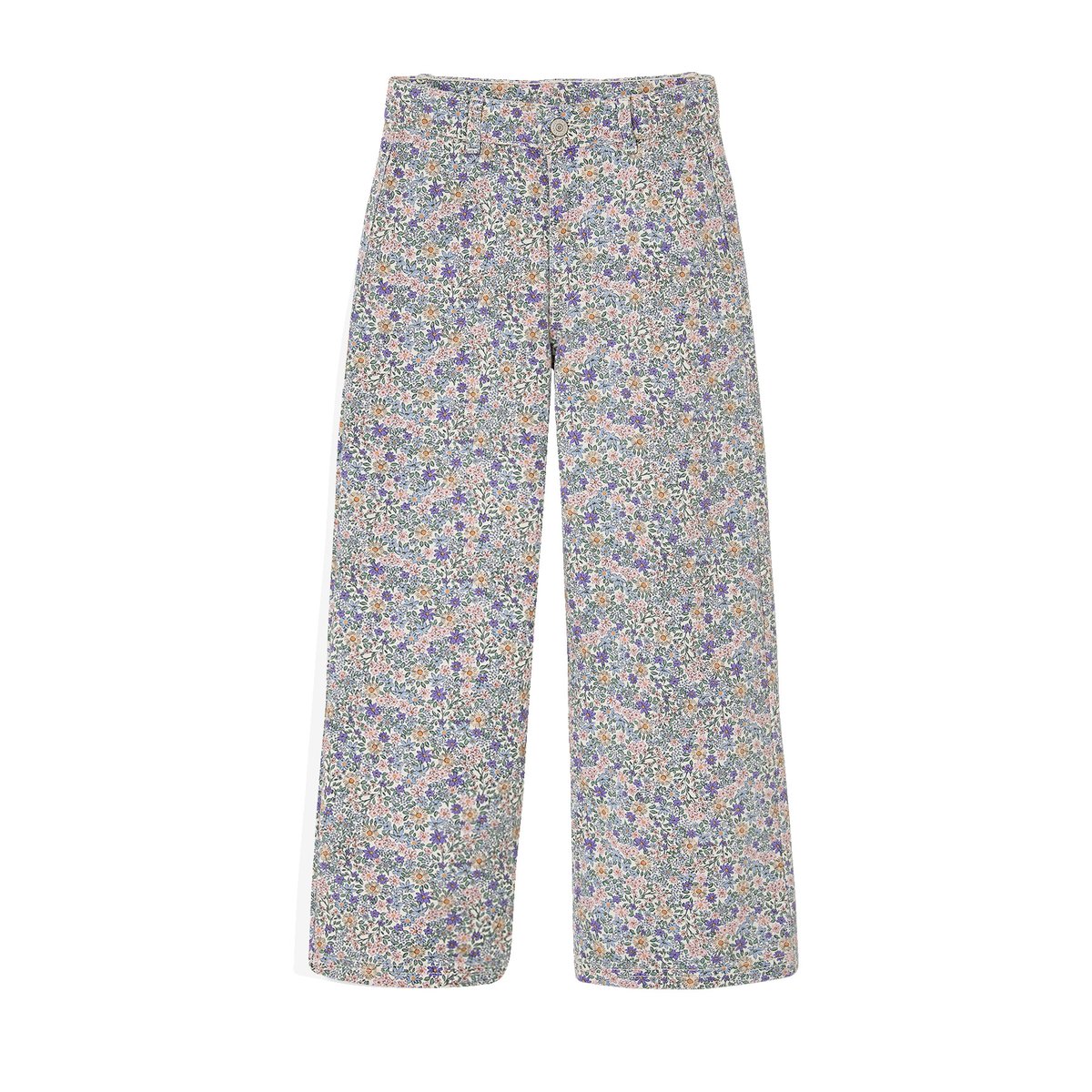 Pantalon large lilas, VERTBAUDET