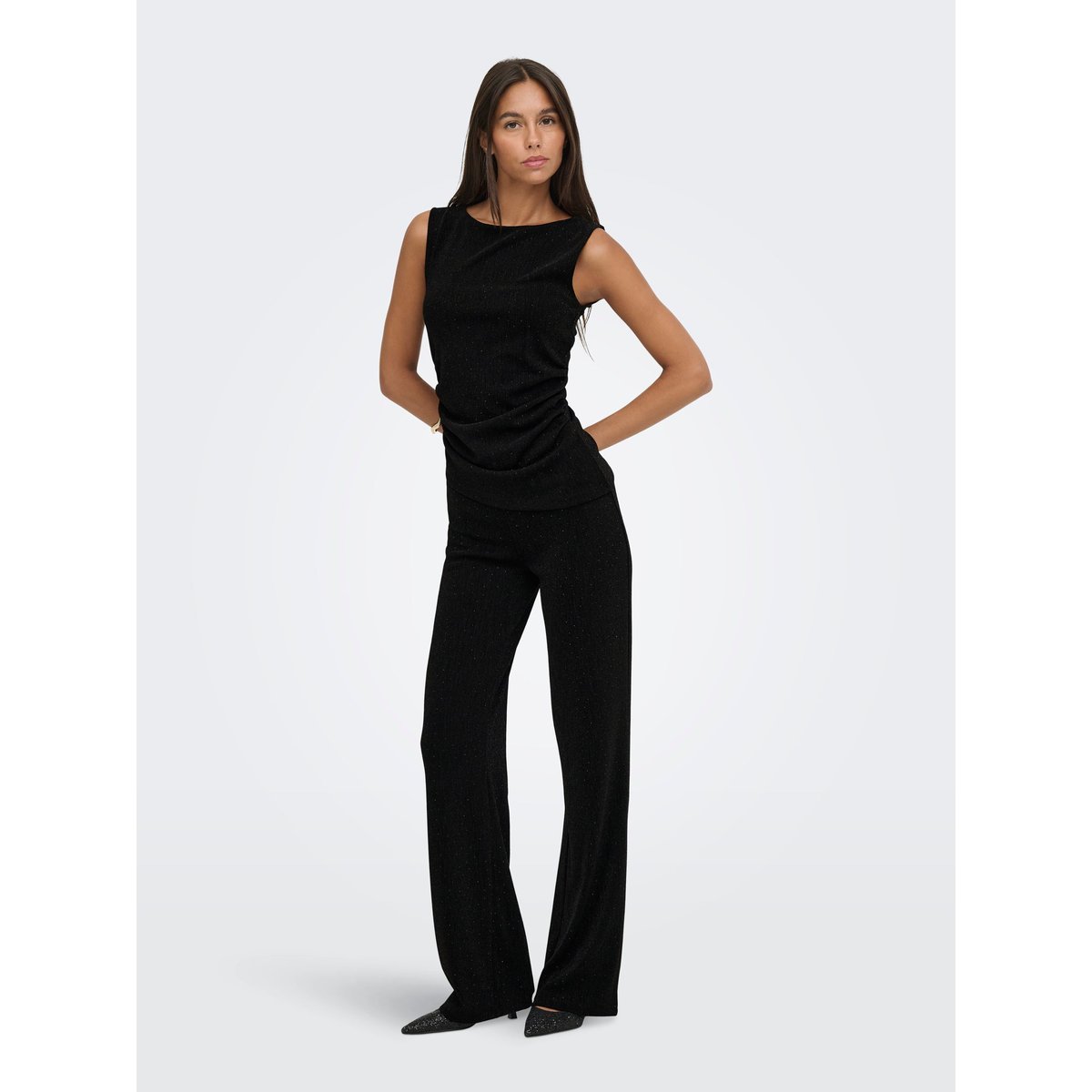 Top Asymétrique black 1, JDY