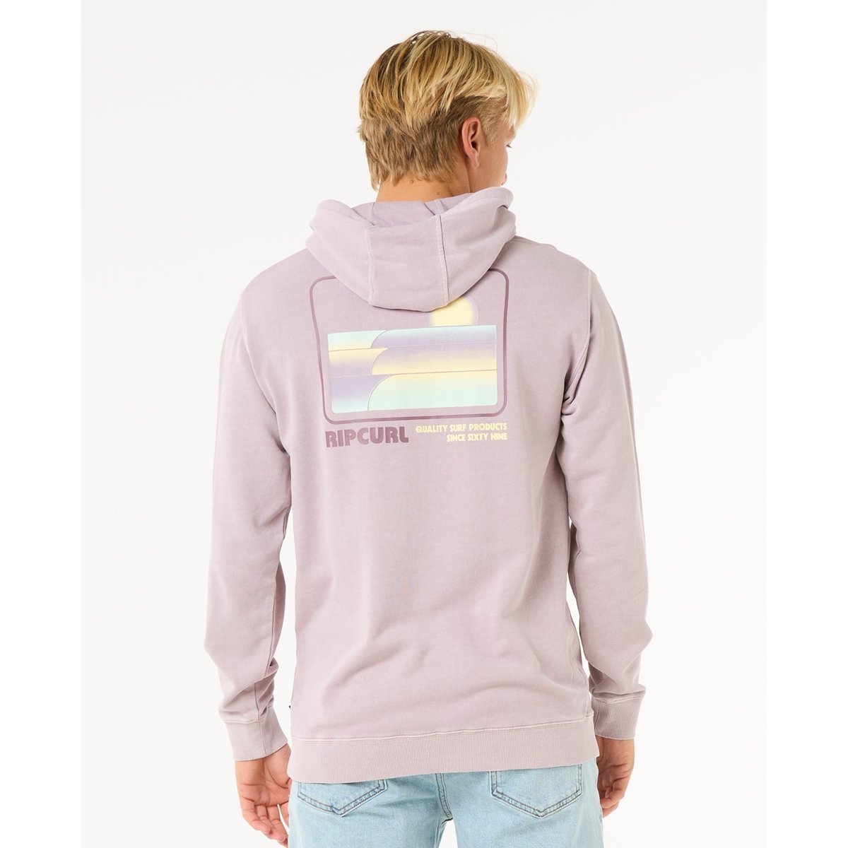 Sweat SURF REVIVAL HOOD raisin fumé, RIP CURL