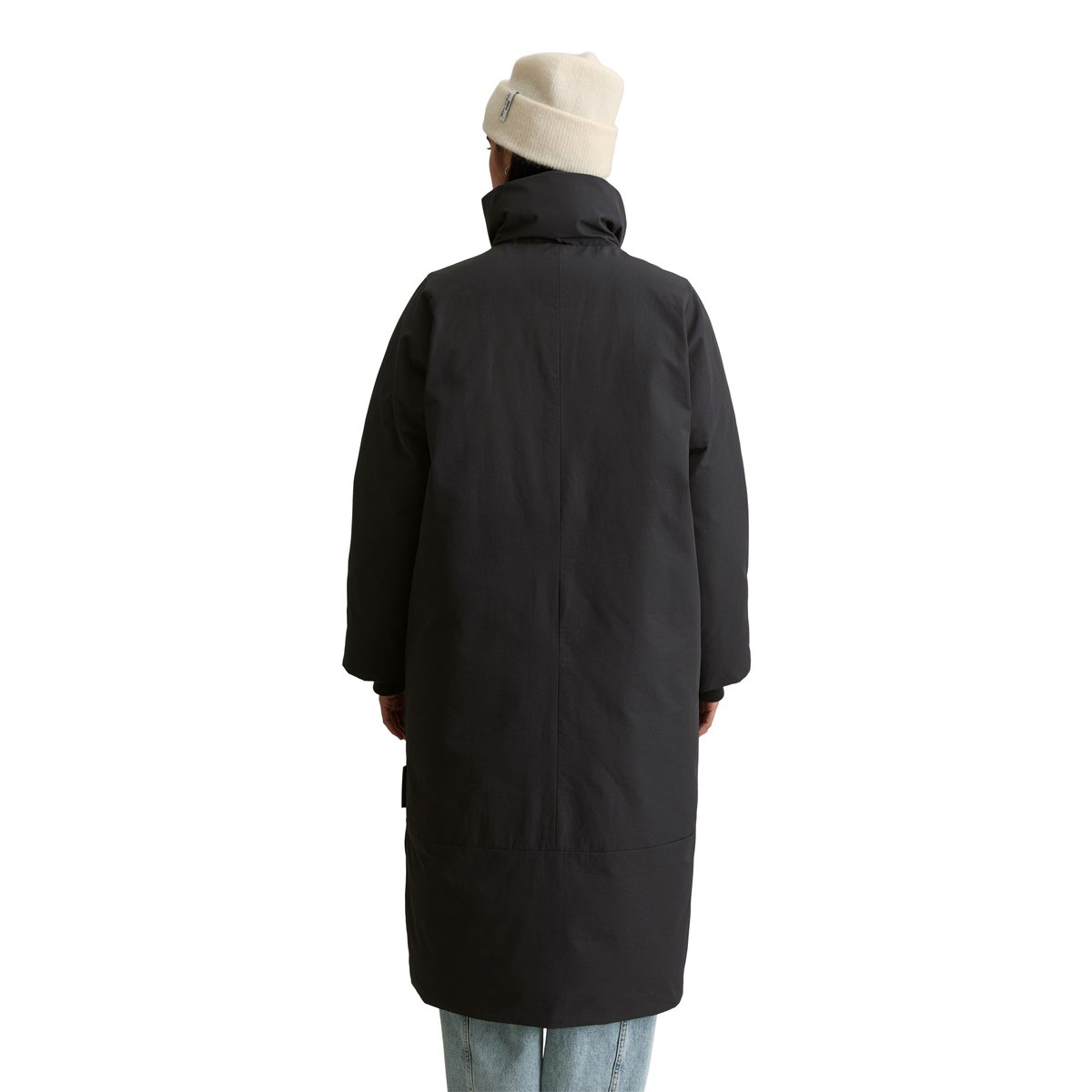 Manteau matelassé Outdoor relaxed en polyester résistant à l'eau noir, MARC O’POLO DENIM