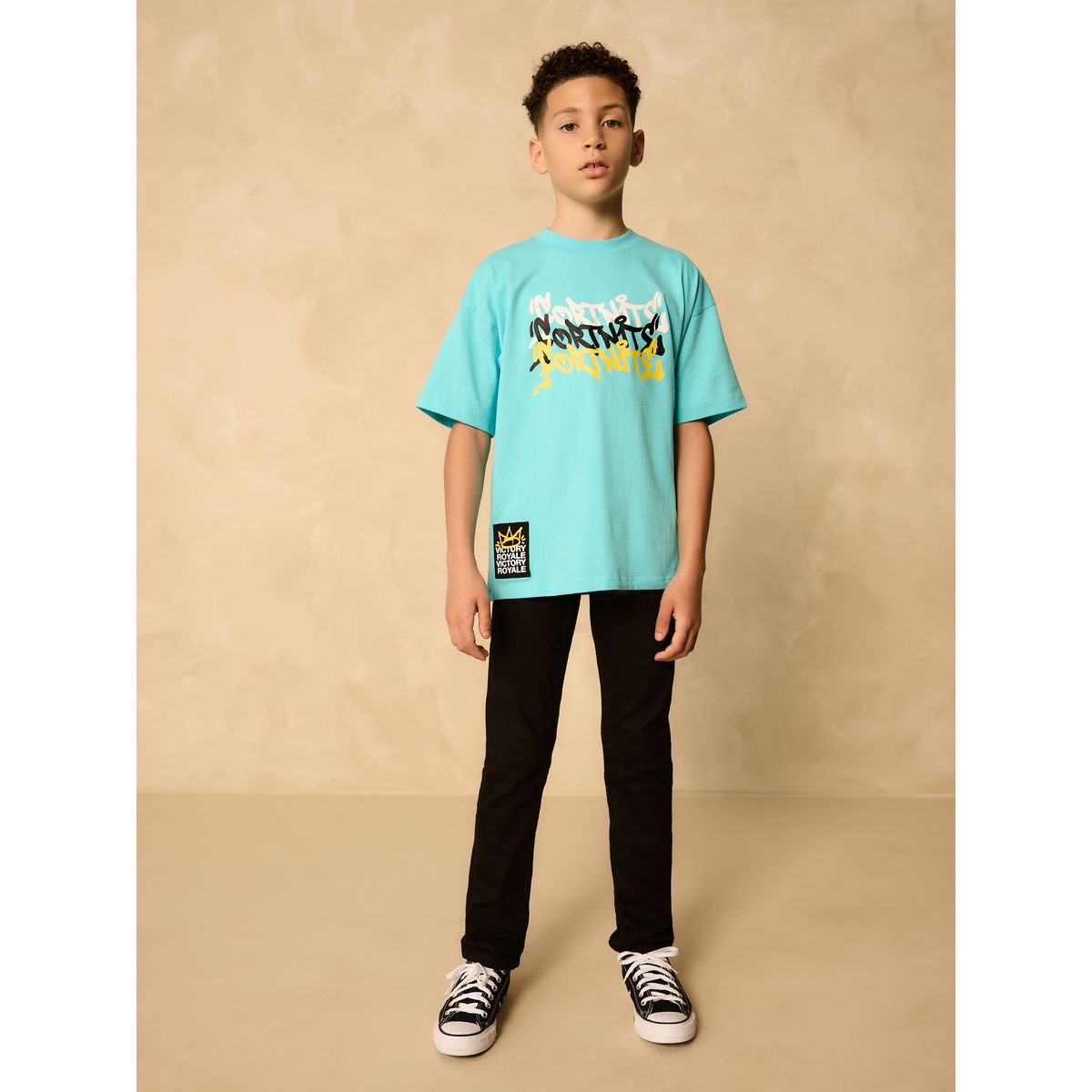 T-shirt manches courtes à imprimé fortnite bleu, NEXT