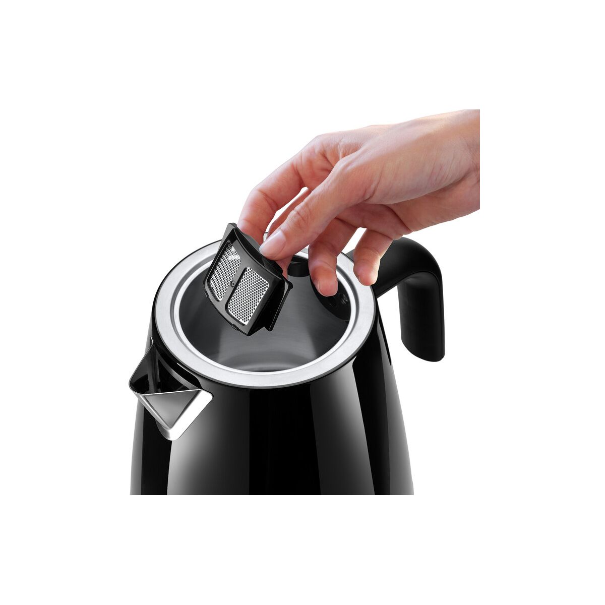 Bouilloire à température réglable Eclettica KBY2011.BK couleur unique, DELONGHI