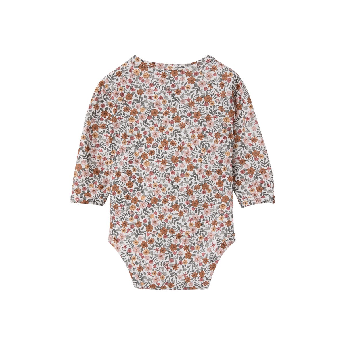 Lot de 5 bodies manches longues rose, VERTBAUDET